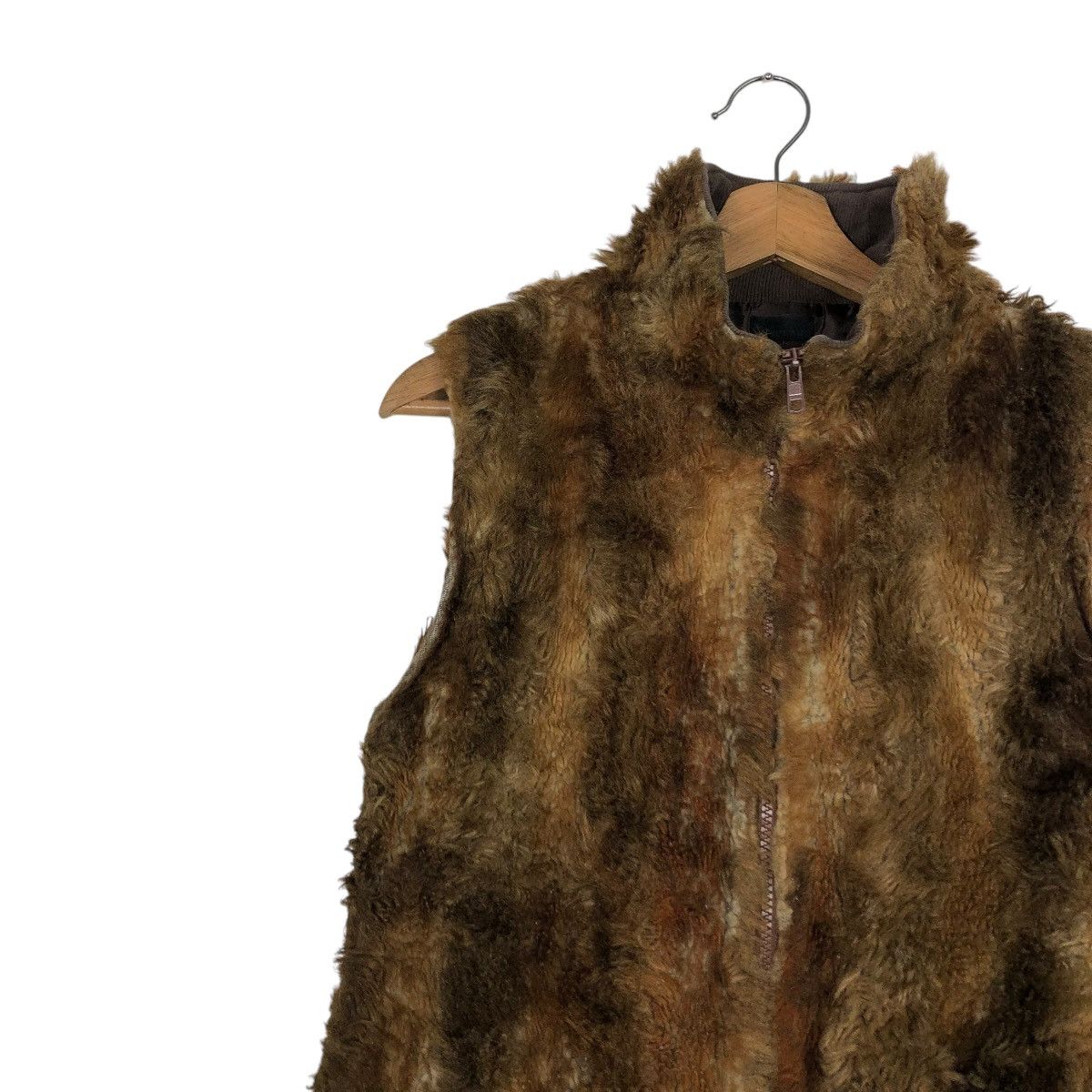 Beams Plus 🔥VINTAGE VEST JACKET SLEEVELESS BEAMS MINK FUR ISSEY MIYAKE Size US M / EU 48-50 / 2 - 9 Thumbnail