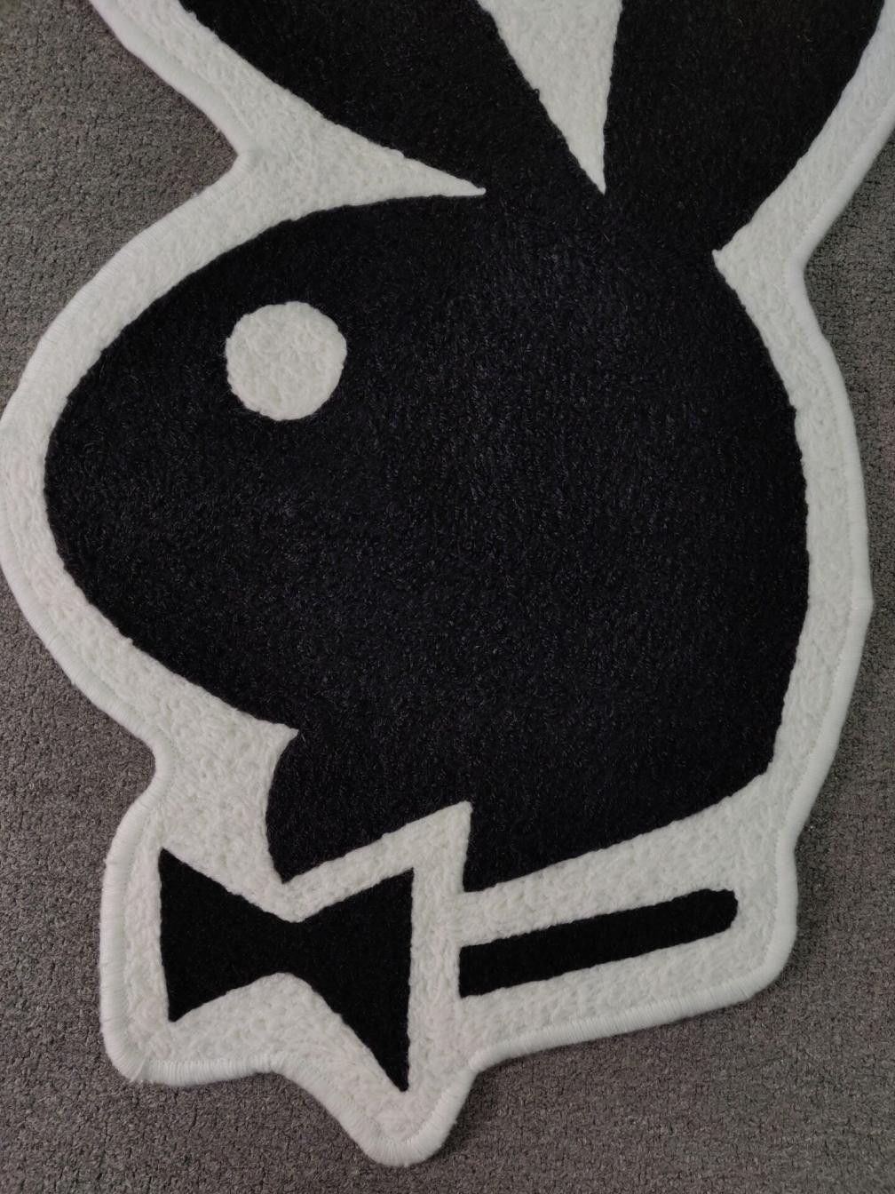 Other PlayBoy Bunny Wool Thread Carpet Black Size ONE SIZE - 2 Thumbnail