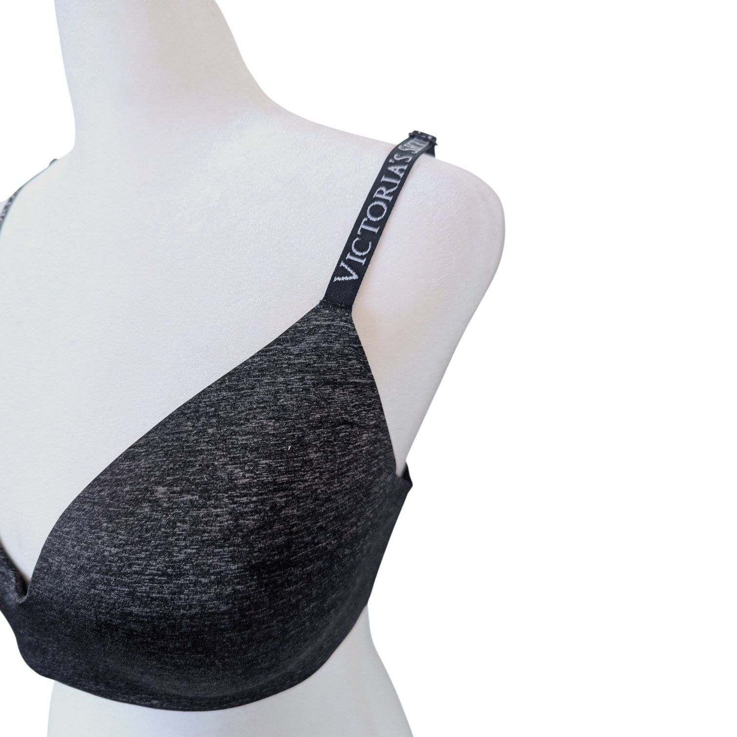 Victoria's Secret Victoria's Secret Heather Grey No Wire Tshirt Bra 36D Size ONE SIZE - 5 Thumbnail