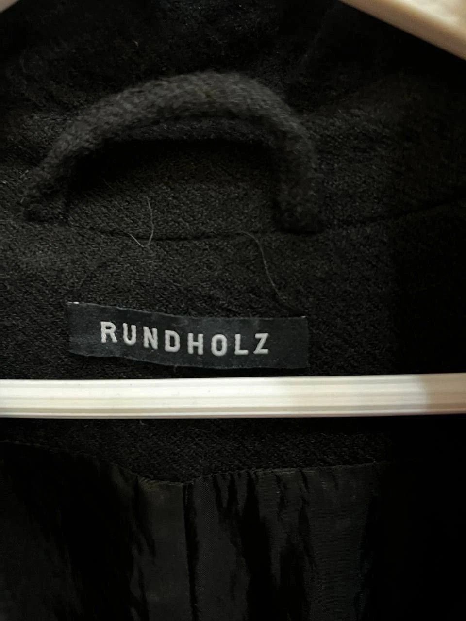 Rundholz Rundholz Black Label Oversized Wool Blend Coat Black Size M / US 6-8 / IT 42-44 - 6 Thumbnail