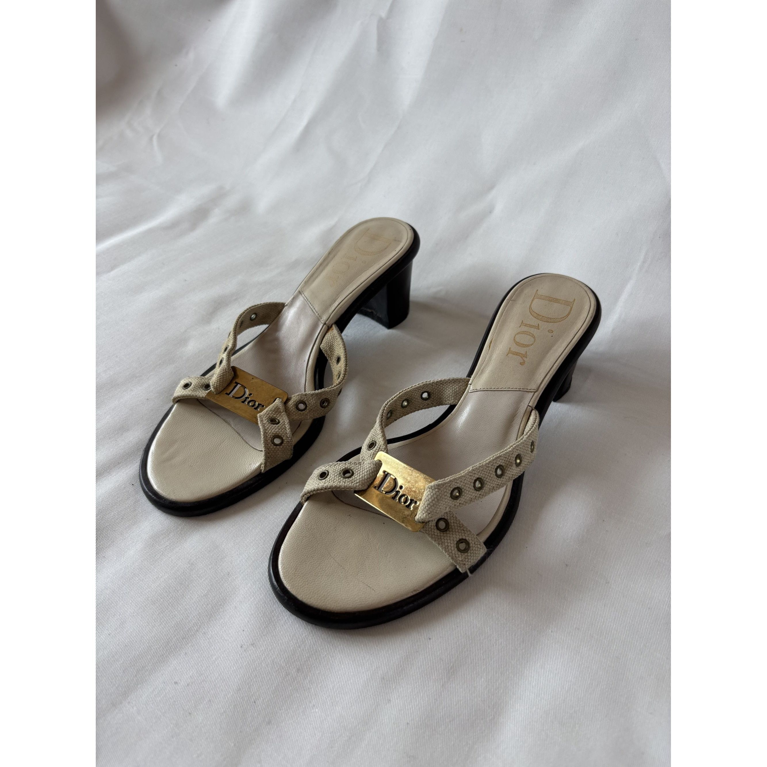 Dior Dior square heel mules Size US 8 / IT 38 - 5 Thumbnail