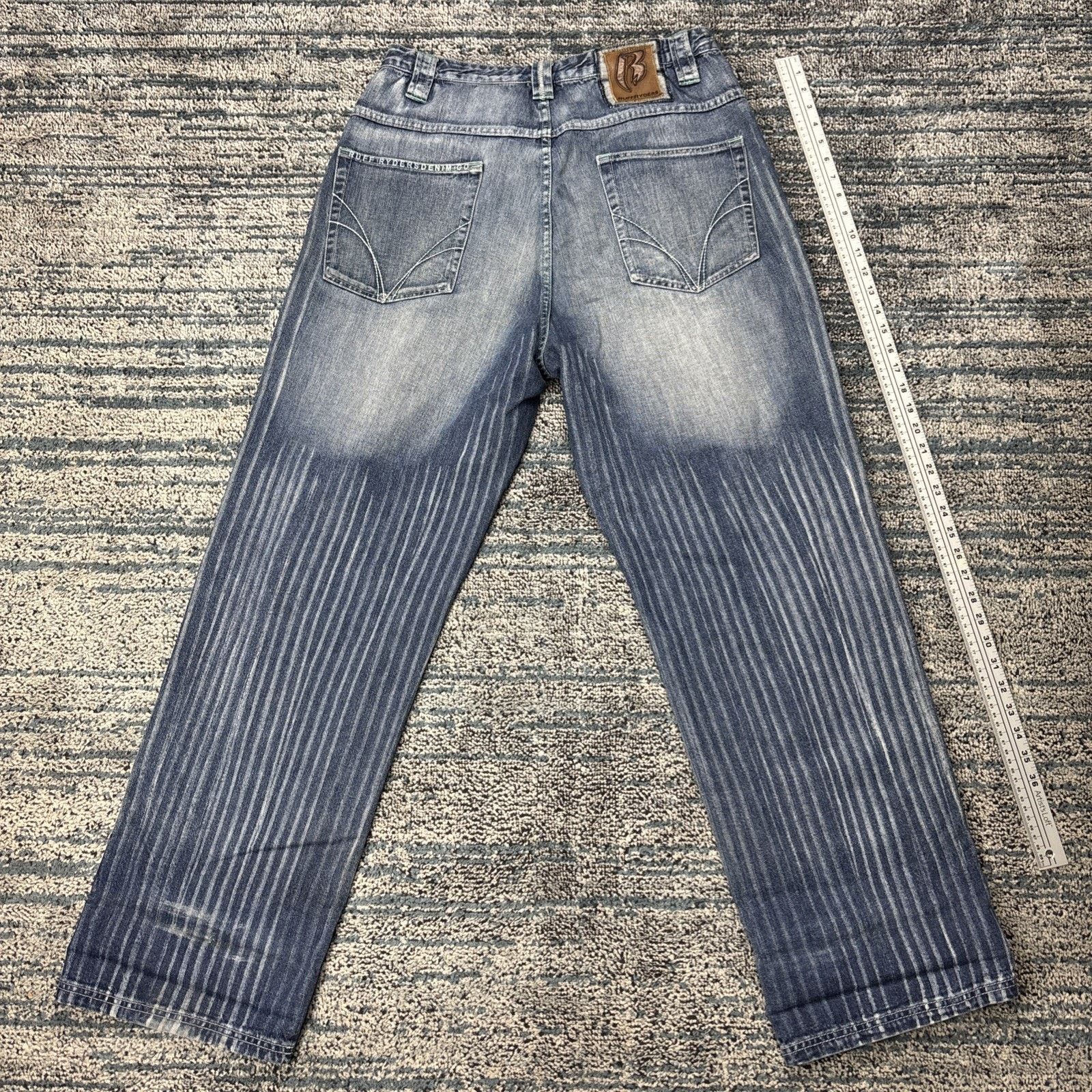 Ruff Ryders Vintage Y2k Ruff Ryders Baggy Denim Blue JeansMen’s 32 x 36 Size US 32 / EU 48 - 11 Thumbnail