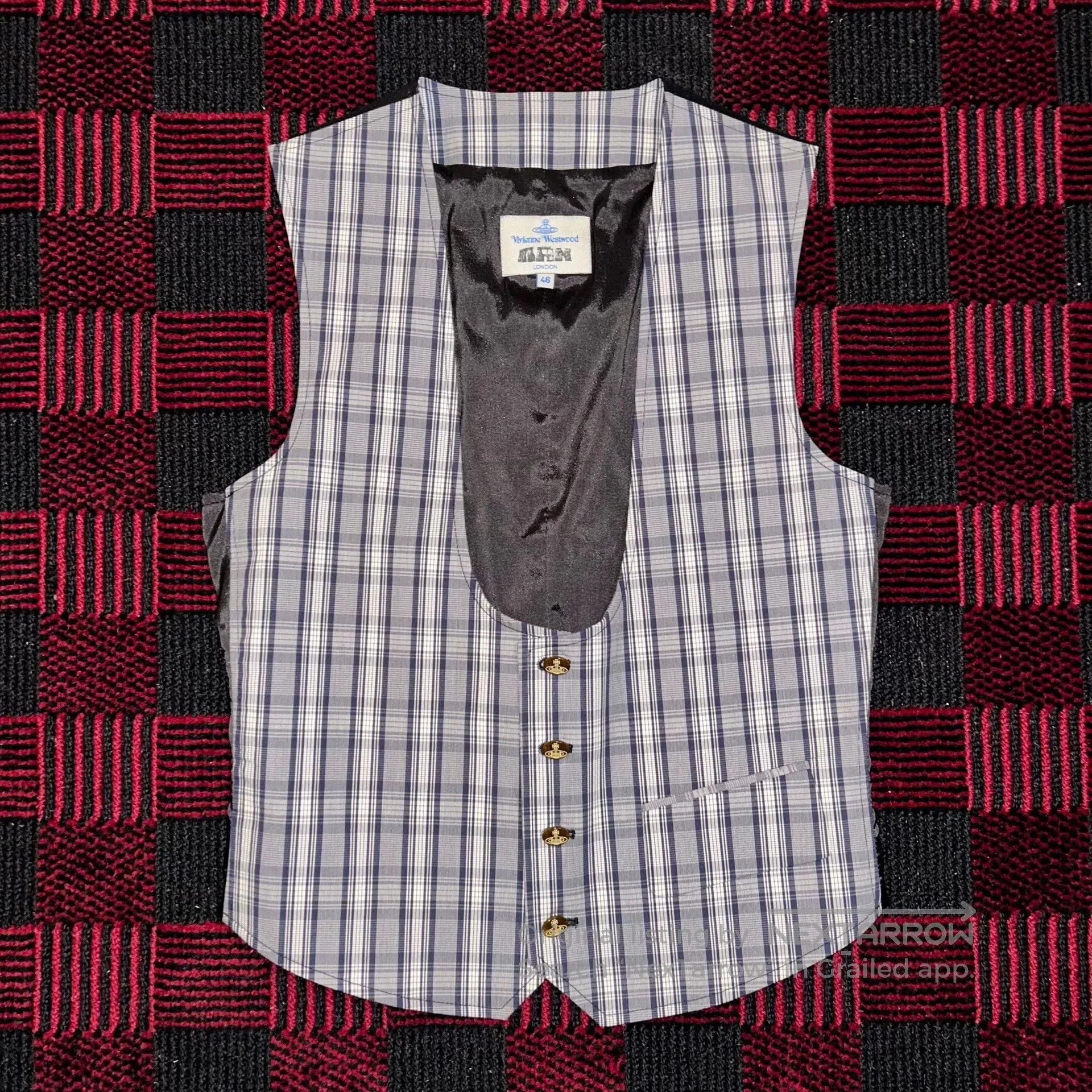 Vivienne Westwood vivienne westwood plaid vest for men. Size US M / EU 48-50 / 2 - 2 Thumbnail