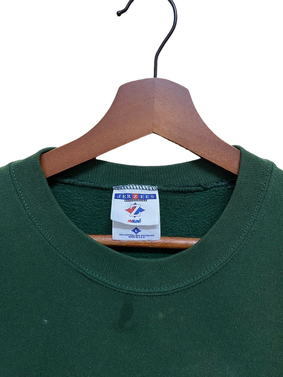 Vintage Vintage Brand Jerzees Plain Sweatshirt 1990s Size US L / EU 52-54 / 3 - 6 Thumbnail