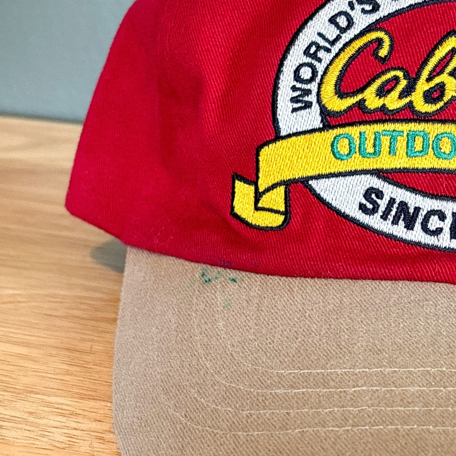 Cabelas Cabela’s Outdoor Gear Outfitters Red Strapback Hat Size ONE SIZE - 9 Thumbnail