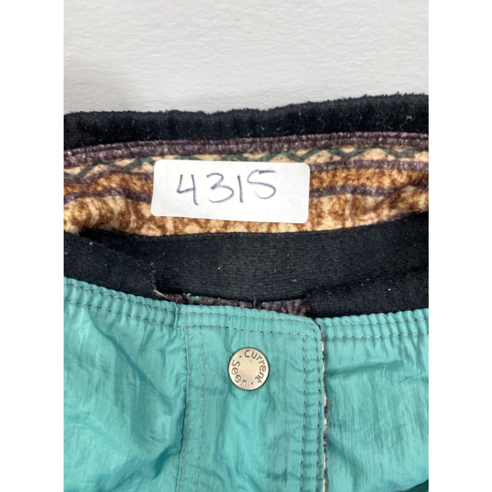 Vintage VINTAGE Current Seen Reversible Jacket Women XL Seafoam Green Southwest Pattern Solid Causal? Size XL / US 12-14 / IT 48-50 - 3 Thumbnail