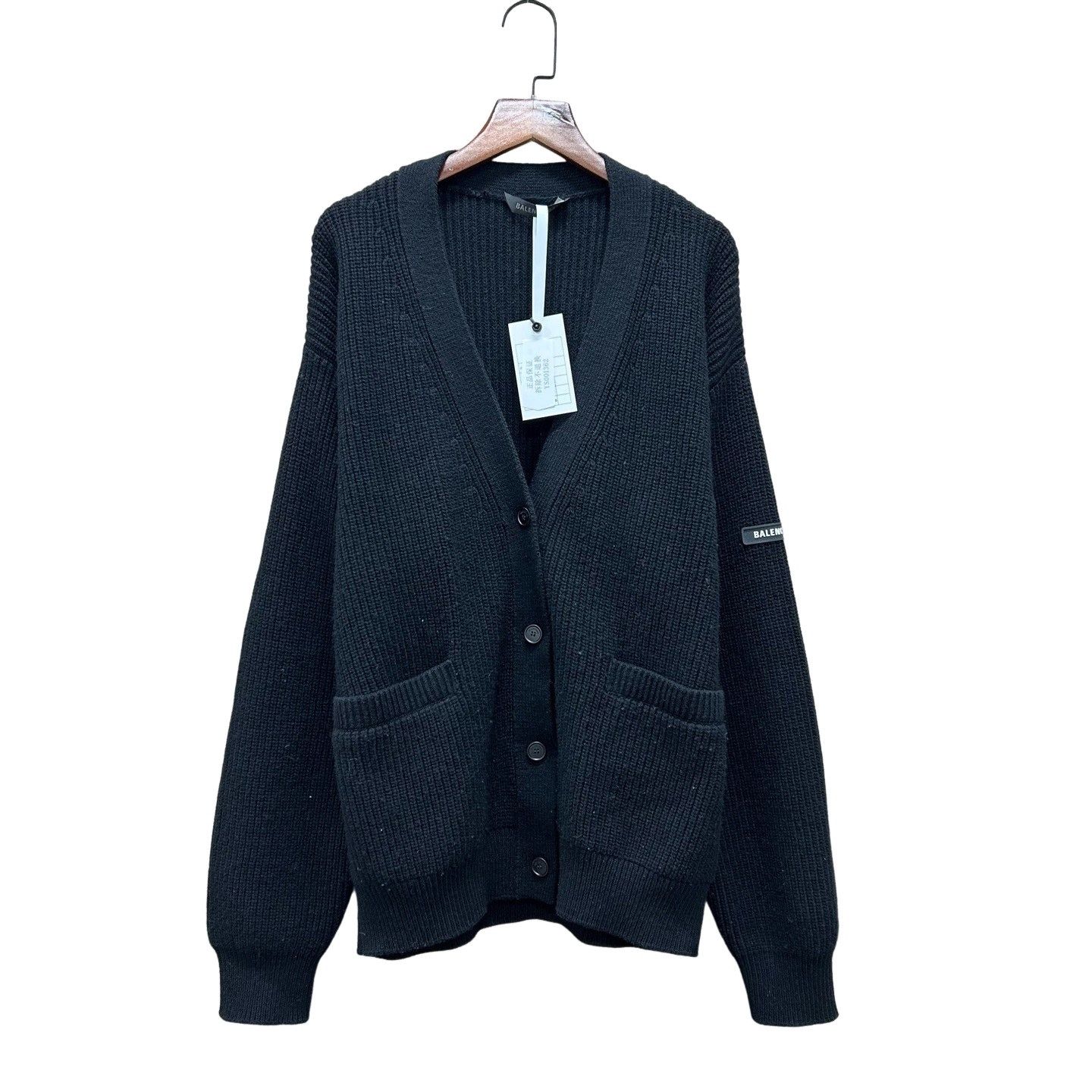 Balenciaga Balenciaga Logo Sleeve Cardigan XS Size US XS / EU 42 / 0 - 1 Thumbnail