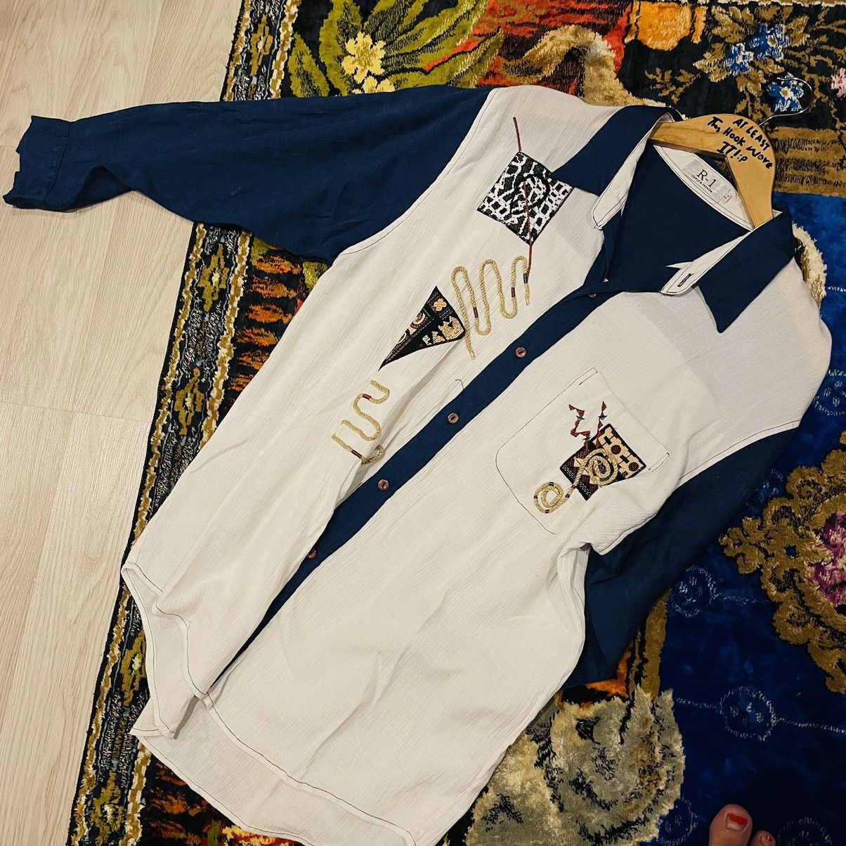 Vintage Vintage R1 Handmade Sailor Shirt Size US M / EU 48-50 / 2 - 6 Thumbnail