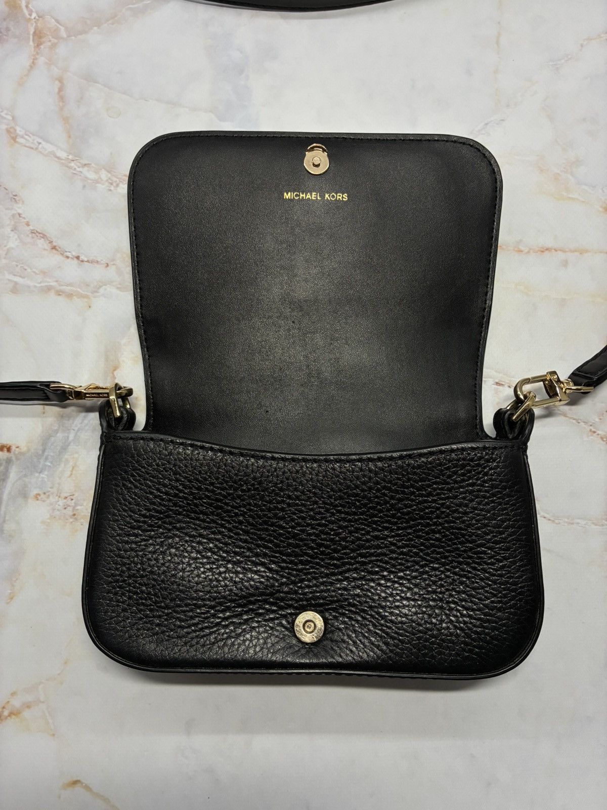 Michael Kors Michael Kors Samirs beltbag black leather Size ONE SIZE - 8 Thumbnail