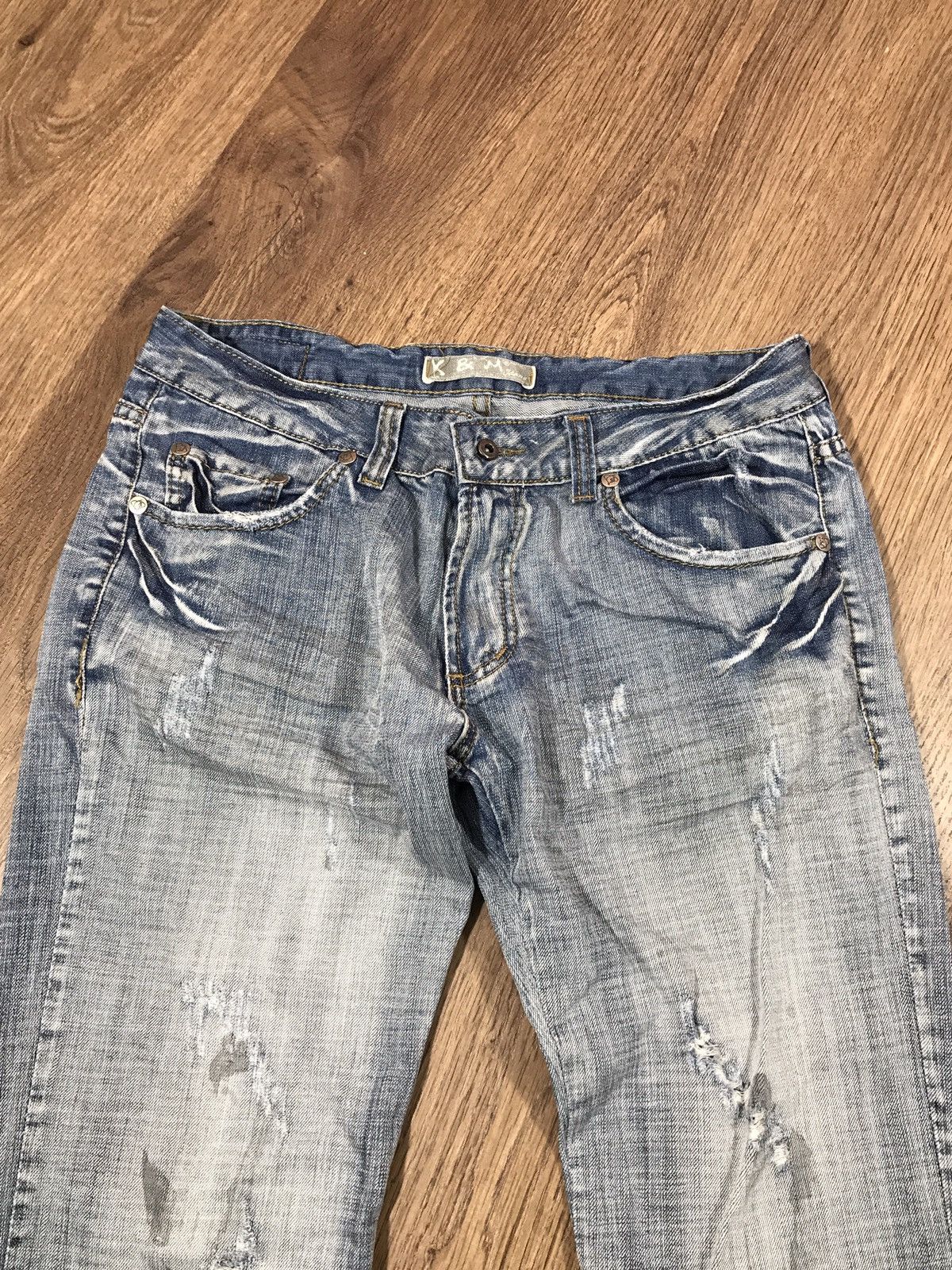 Japanese Brand × Vintage Vintage Distressed Denim Pants Kosmo & Lupo Size 34 Size US 34 / EU 50 - 3 Thumbnail