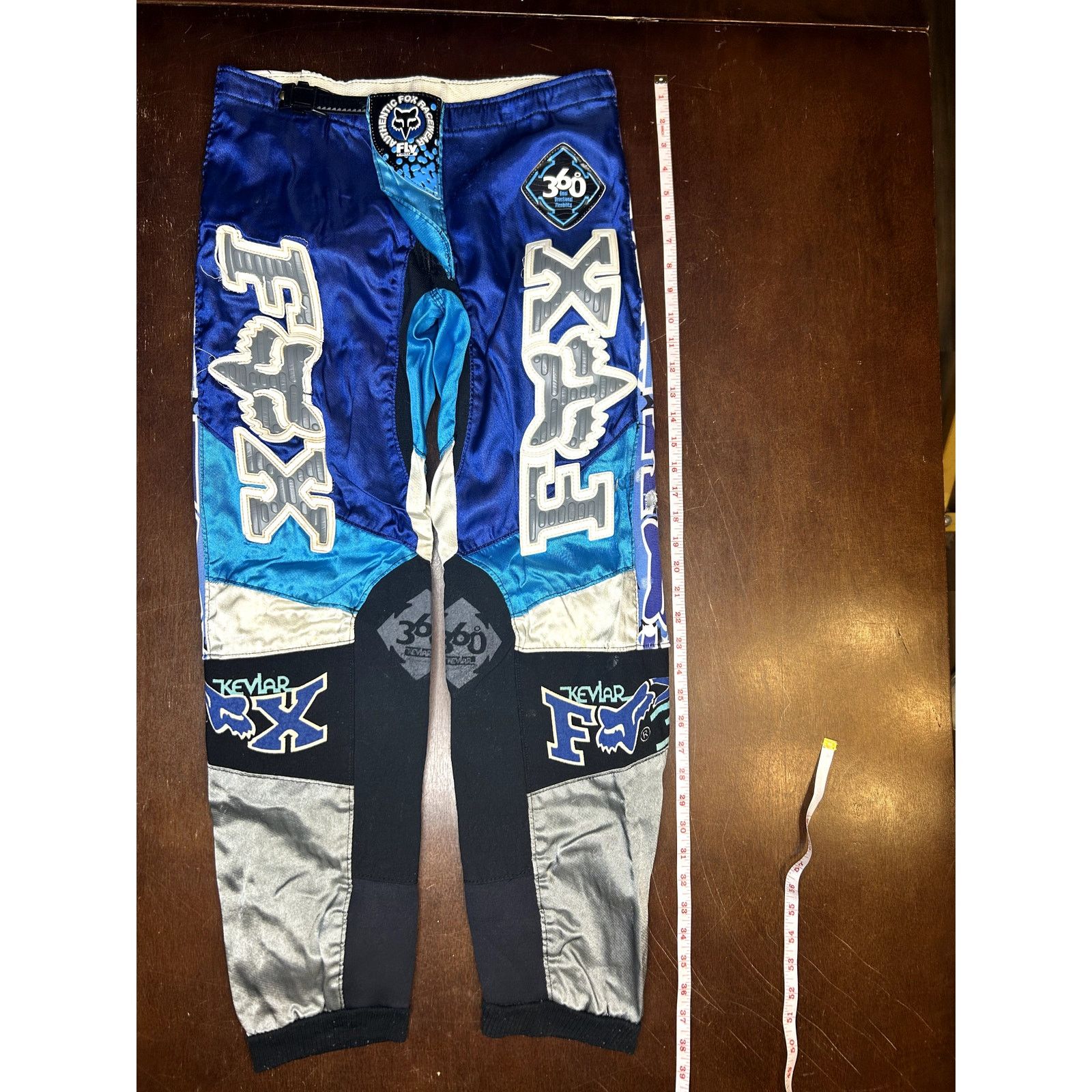 Fox Racing 90s/Y2K ATV Motocross Fox 360 Kevlar Race Pants Racing Gear Size US 32 / EU 48 - 6 Thumbnail
