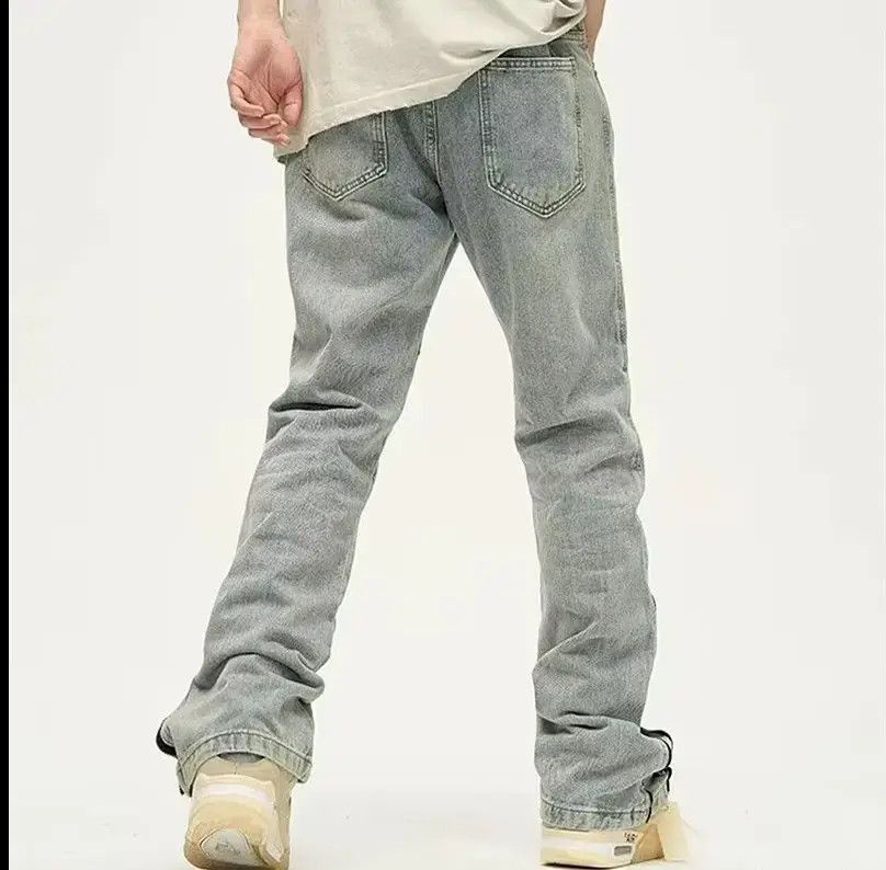 Japanese Brand Straight leg street zipper jeans Size US 32 / EU 48 - 2 Thumbnail