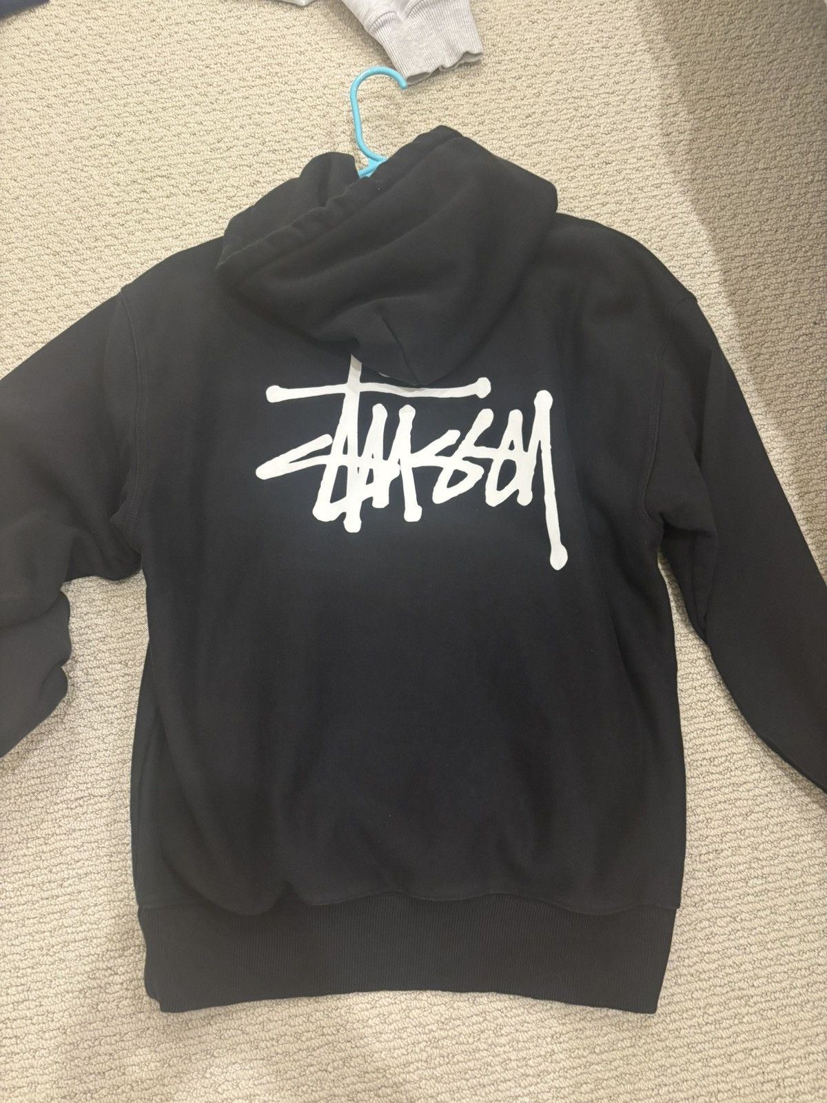 Stussy black large stussy hoodie Size US L / EU 52-54 / 3 - 3 Thumbnail