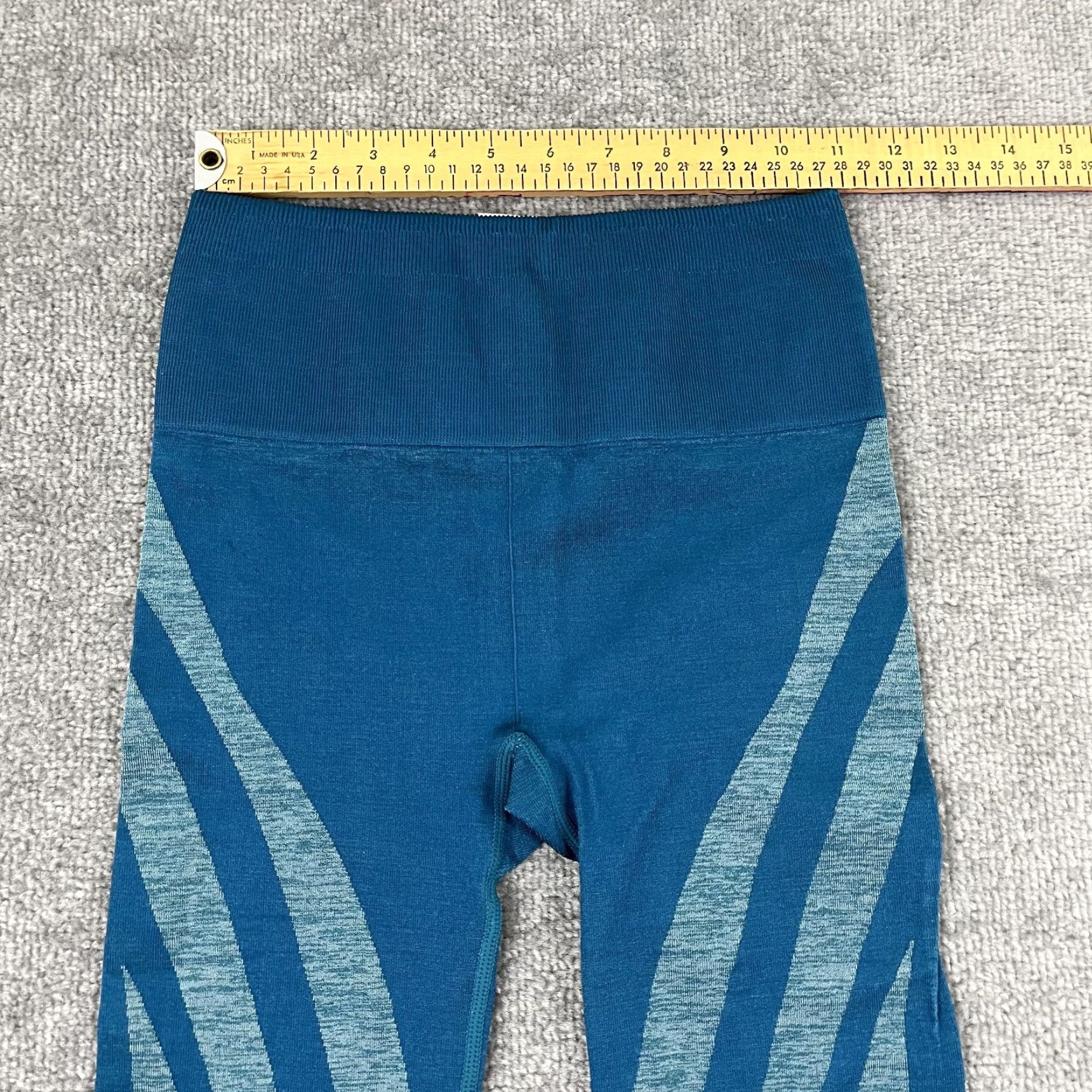 Fabletics FABLETICS Leggings Womens XS High Waisted Seamless Dot Blue Gym Yoga NEW Size 26" / US 2 / IT 38 - 5 Thumbnail