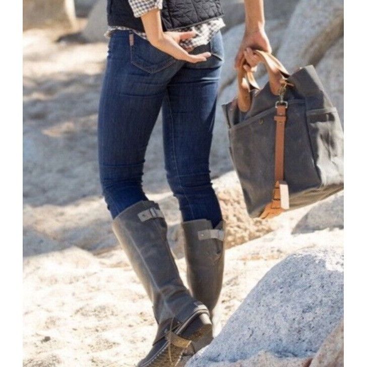 SOREL SOREL SLIMPACK Tall 10 Equestrian Riding Boot Shale Gray Wat Size US 10 / IT 40 - 12 Thumbnail