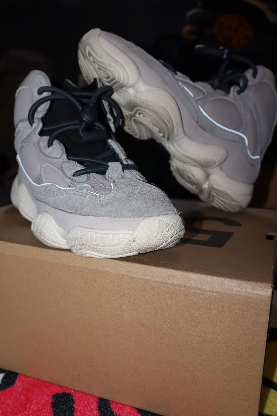 Adidas × Yeezy “Mist Stone” Yeezy 500 High Size US 8.5 / EU 41-42 - 4 Thumbnail
