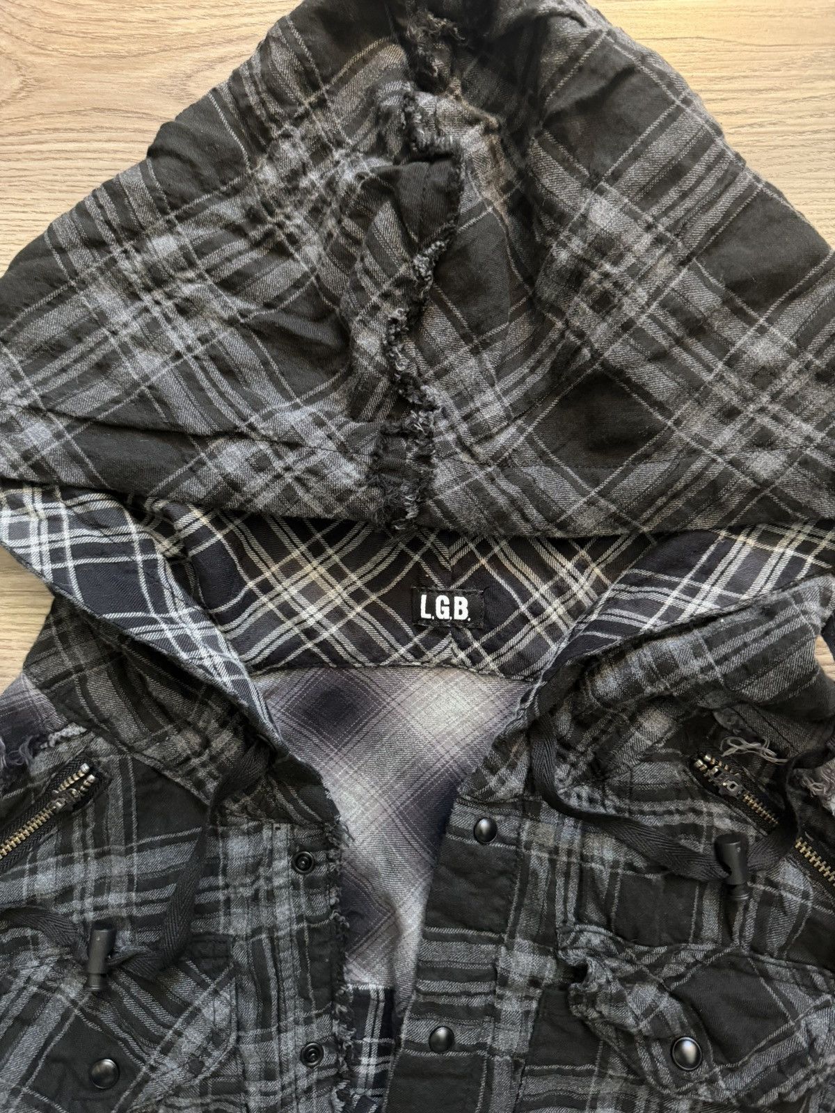 Le Grande Bleu (L.G.B.) LGB patchwork flannel Size US XS / EU 42 / 0 - 2 Thumbnail