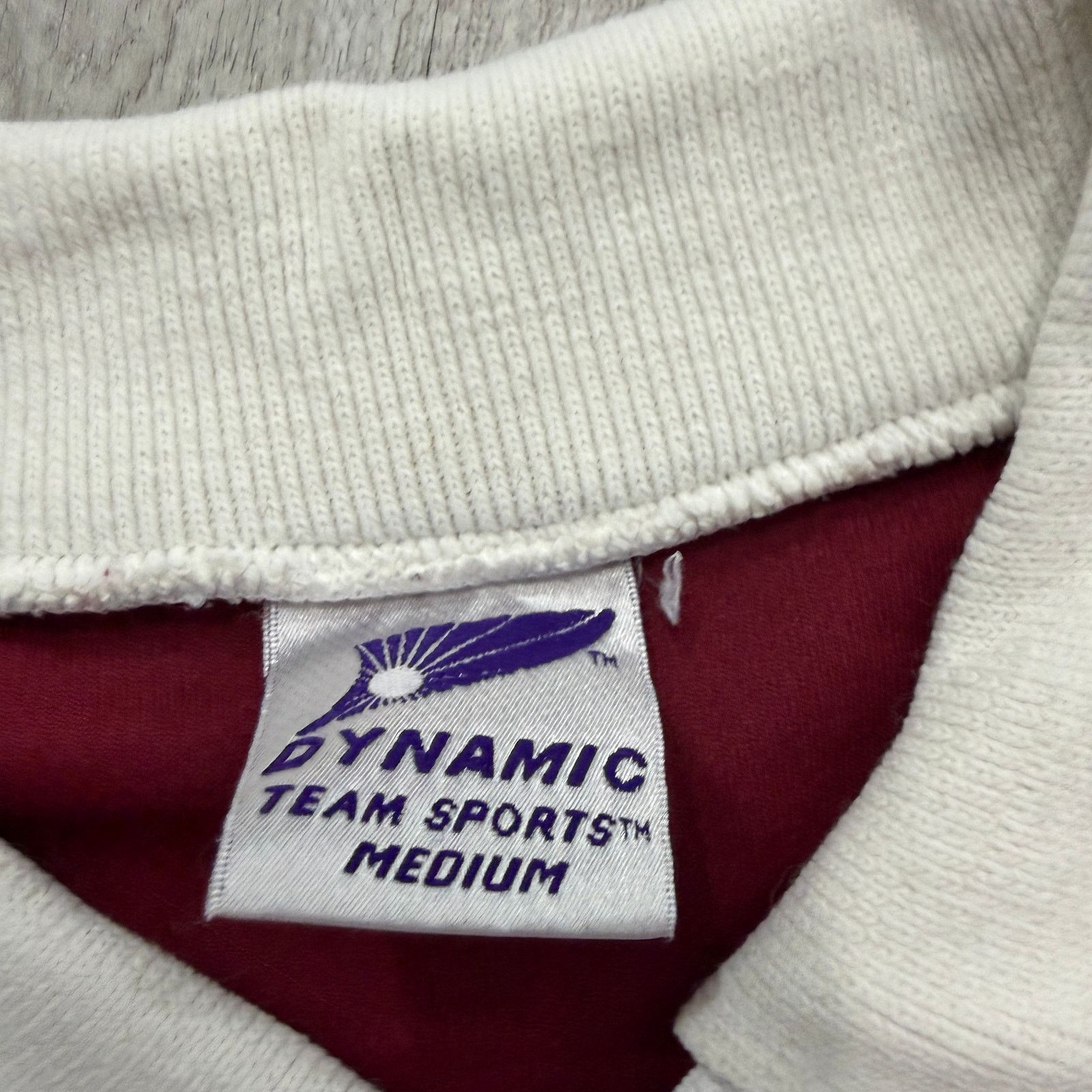 Vintage Vintage Dynamic Soccer Collared Jersey Medium Red White 90s Size US M / EU 48-50 / 2 - 4 Thumbnail