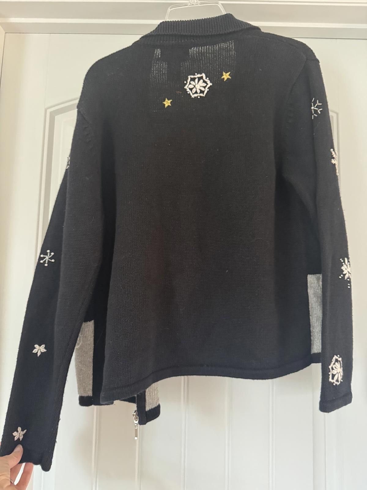 Other Vintage Studio Joy Holiday Snowman Sweater Jacket Size S / US 4 / IT 40 - 5 Thumbnail