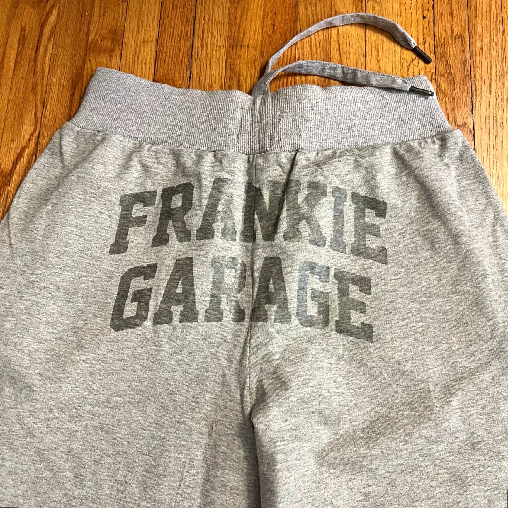 Garage Frankie Garage Pants Mens Large Gray Sweatpants Lounge Spellout Size US 33 - 5 Thumbnail