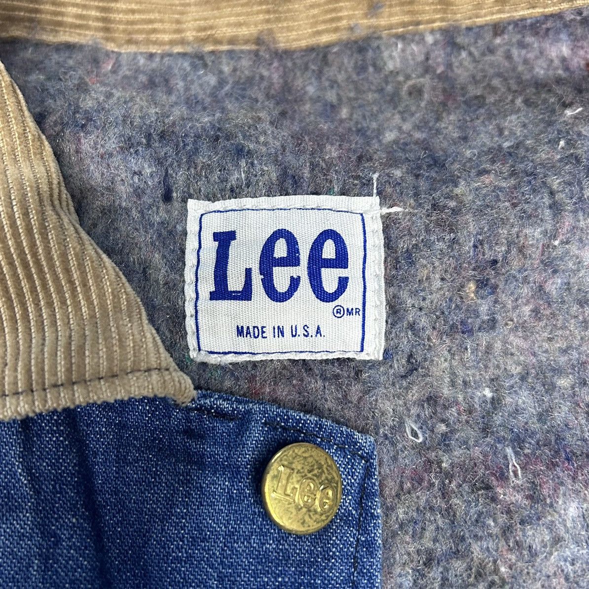 Lee Lee U.S.A Men’s Jacket Denim Vintage Navy Size:M Size US M / EU 48-50 / 2 - 7 Thumbnail