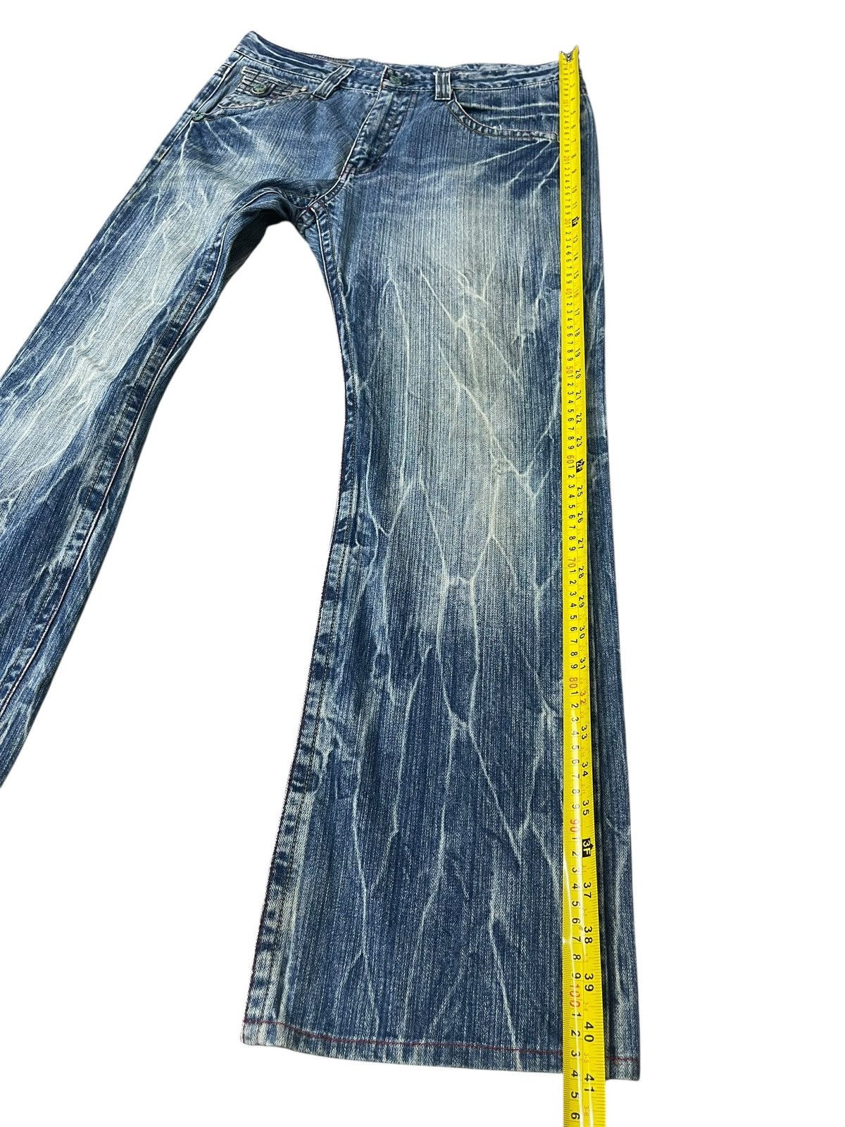 Japanese Brand Vintage B.S Raw Distressed Jeans Size US 34 / EU 50 - 8 Thumbnail