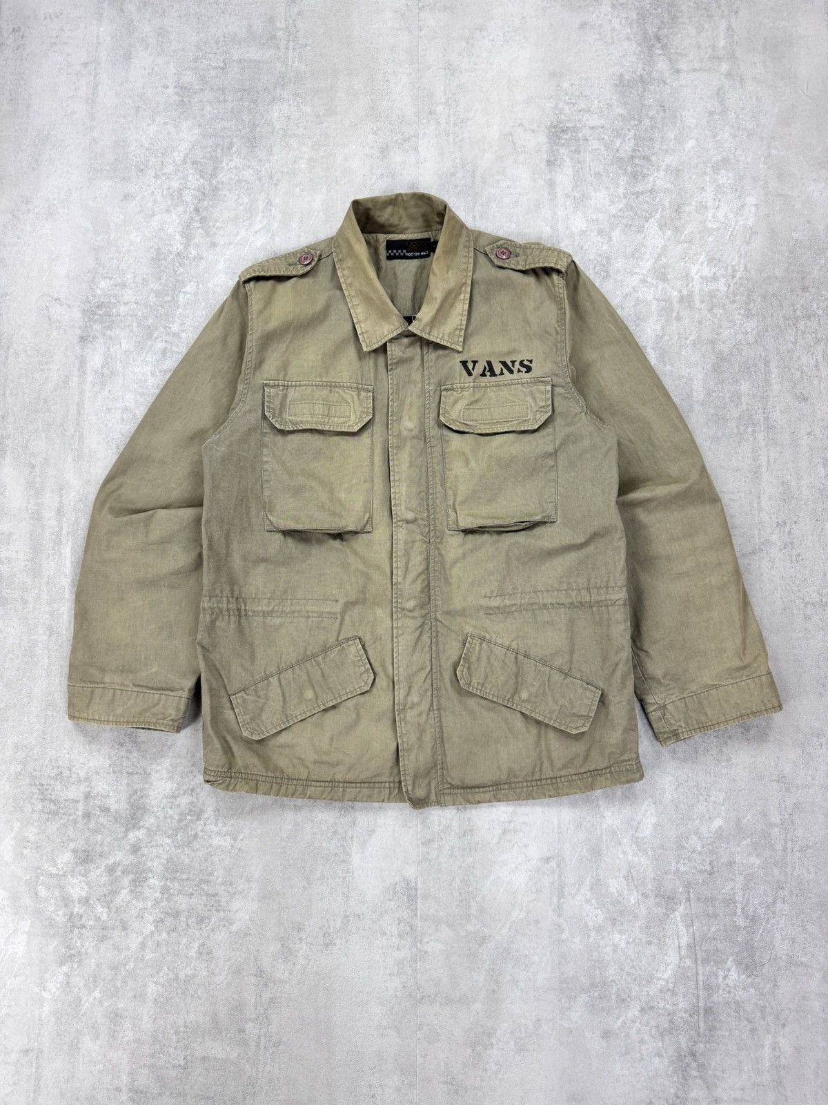 Vans × Vintage VANS Off The Wall Vintage Military Army Jacket M65 Amekaji Size US M / EU 48-50 / 2 - 1 Thumbnail