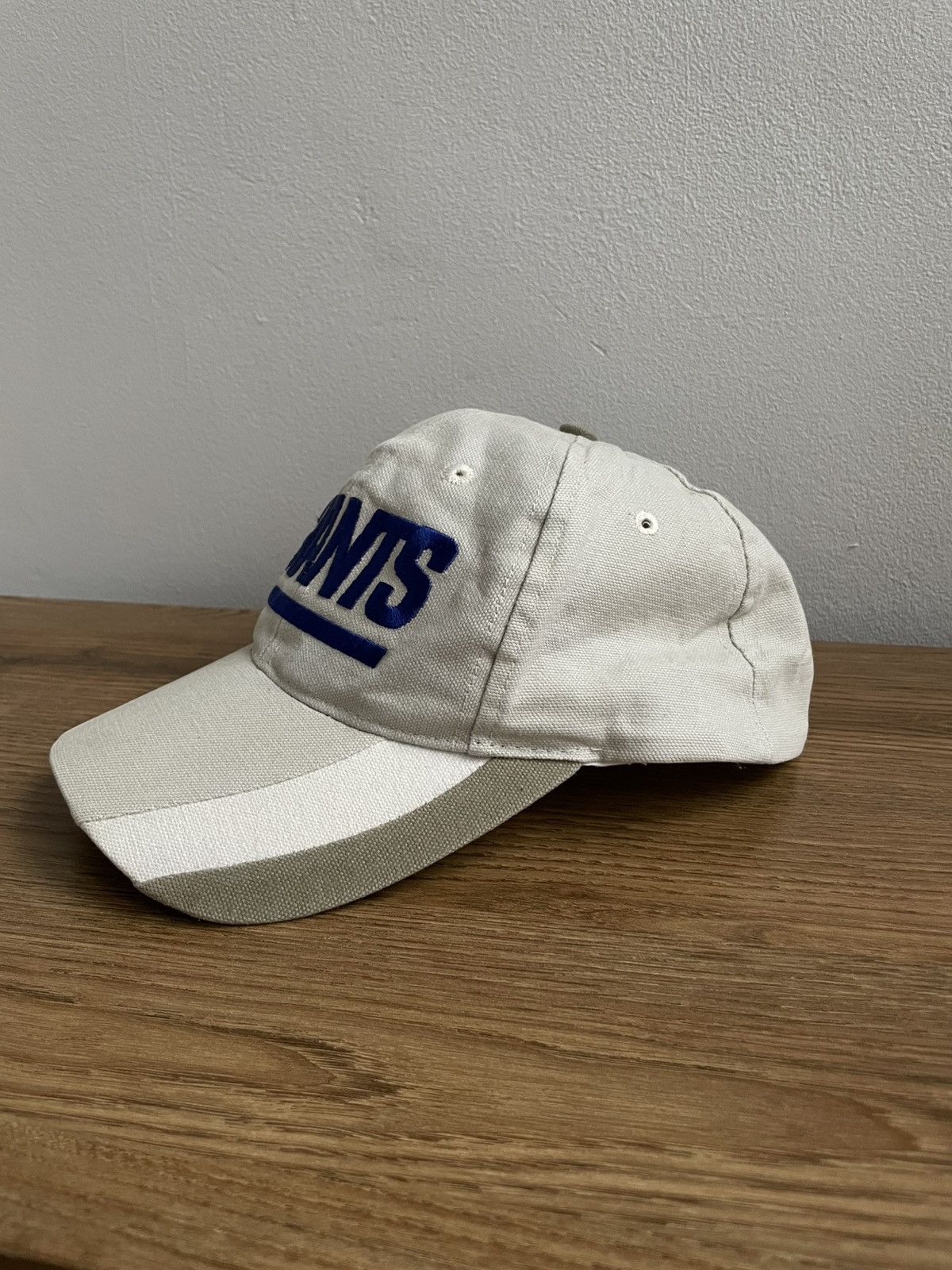 NFL × Vintage Vintage 90s New York Giants NFL Gray Hat Cap One Size Size ONE SIZE - 3 Thumbnail