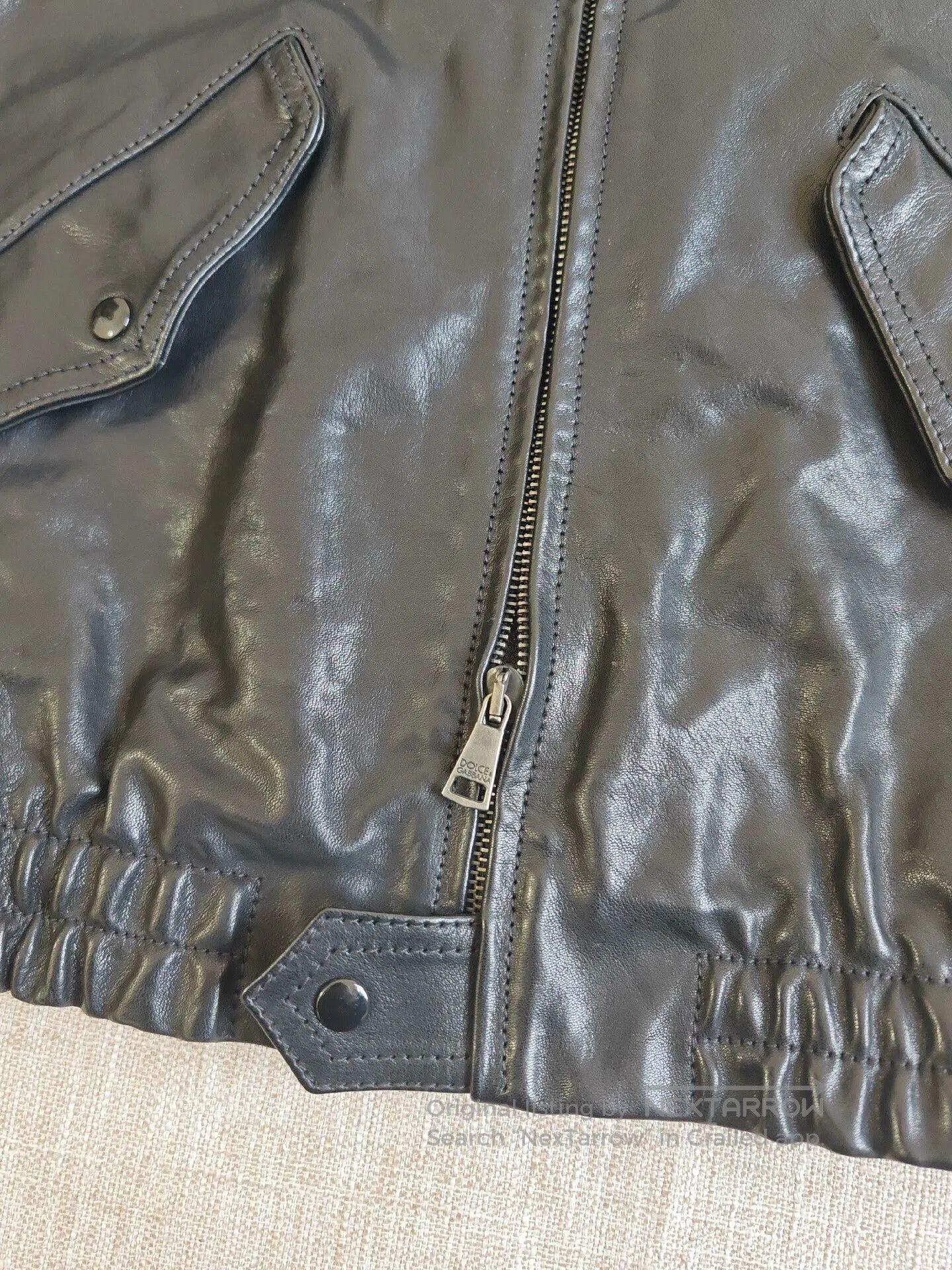 Dolce & Gabbana Dolce&Gabbana Men's Leather Jacket. Size US S / EU 44-46 / 1 - 7 Thumbnail