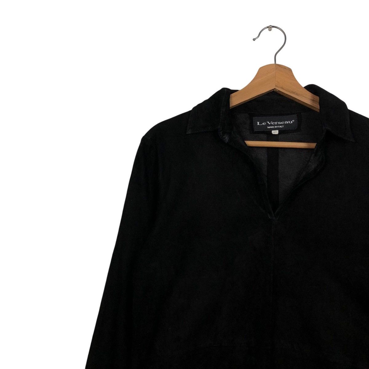 Vintage 📌Vintage Shirt Leather Jacket Pelle Pelle Le Verseau Italy Size US M / EU 48-50 / 2 - 8 Thumbnail