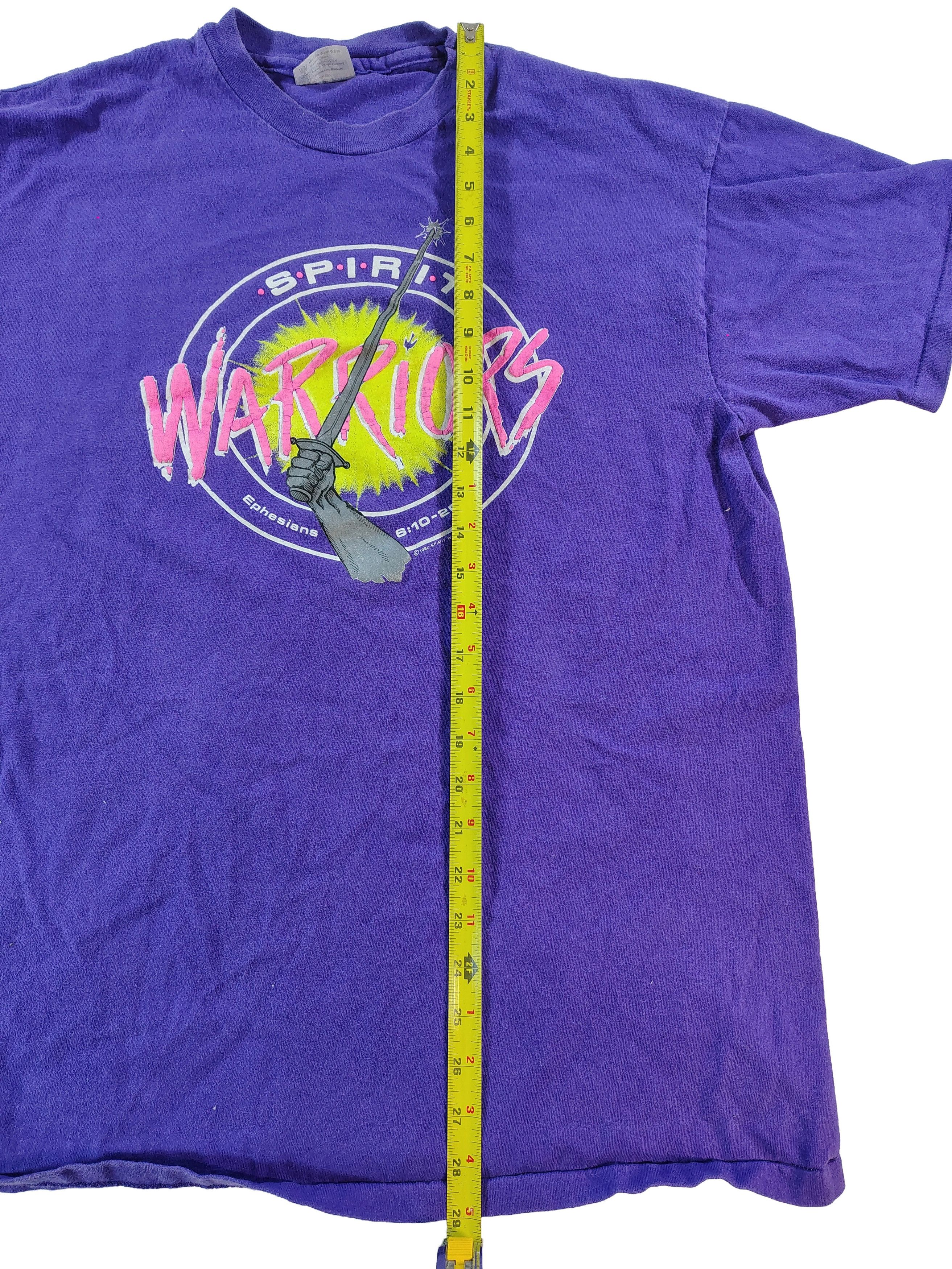 Hanes Men's XL Spirit Warriors Ephesians 6:10-6:20 T-Shirt Size US XL / EU 56 / 4 - 4 Thumbnail