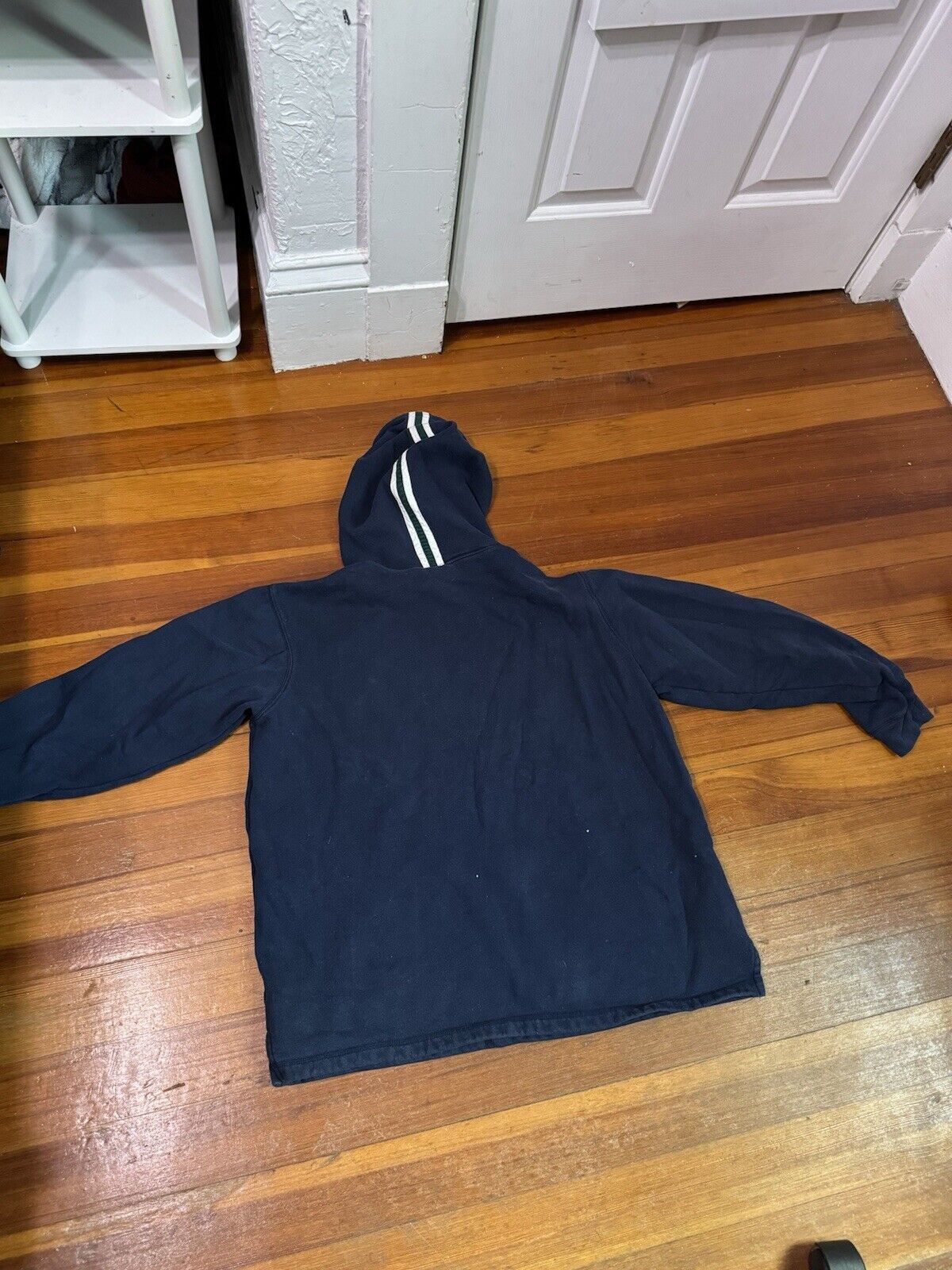 Tommy Hilfiger × Tommy Jeans Tommy Hilfiger Hoodie Navy Blue Green Large Vintage Size US L / EU 52-54 / 3 - 3 Thumbnail