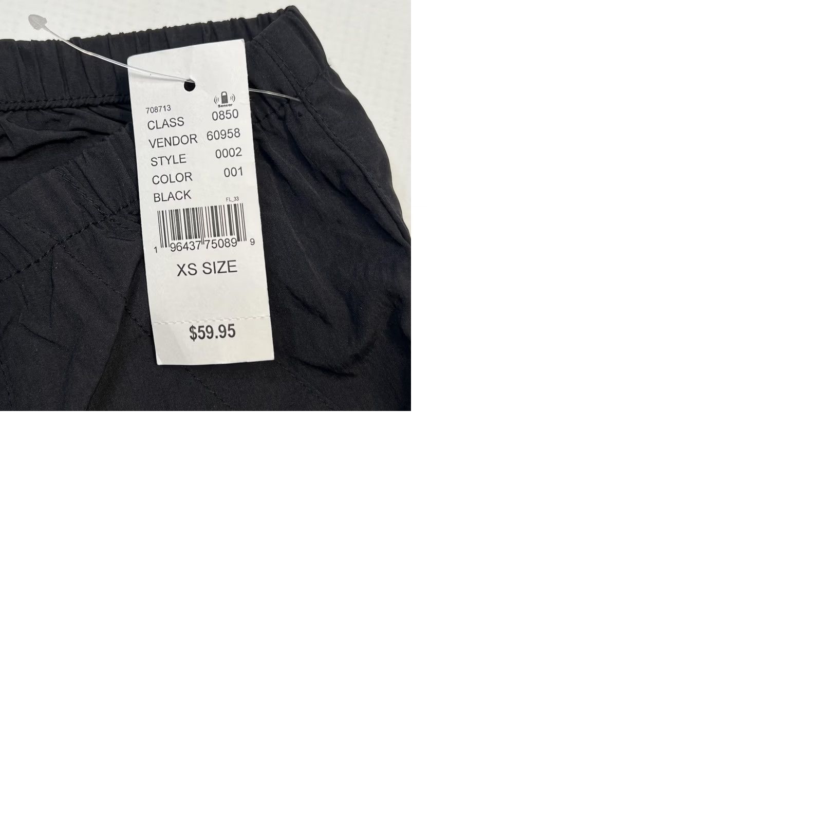 Pacsun Pacsun Pants Womens XS Black Cargo Streetwear Elastic Waist Utility Pockets New Size 26" / US 2 / IT 38 - 9 Thumbnail