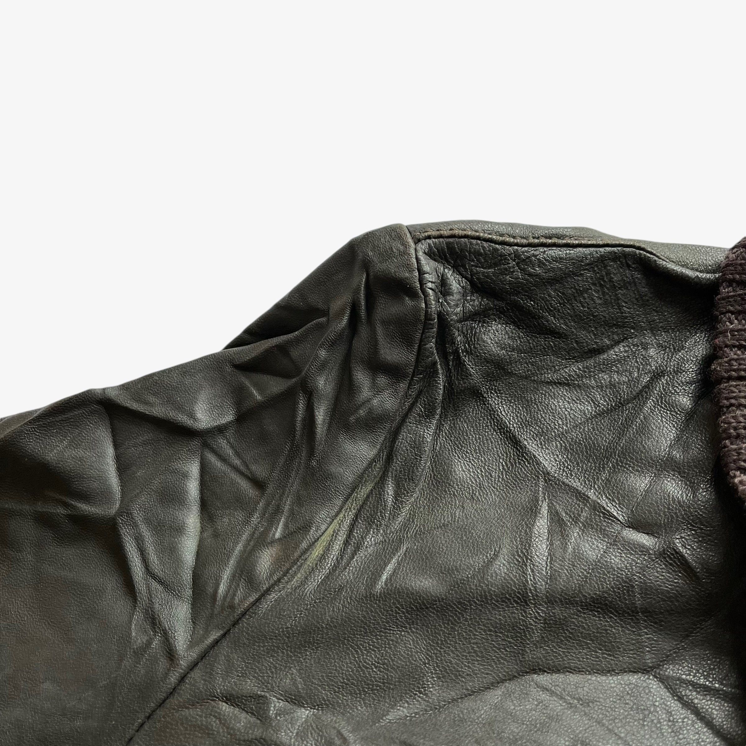 Dolce & Gabbana Vintage 90s Women's Dolce & Gabbana Dark Brown Leather Coat Size M / US 6-8 / IT 42-44 - 9 Thumbnail
