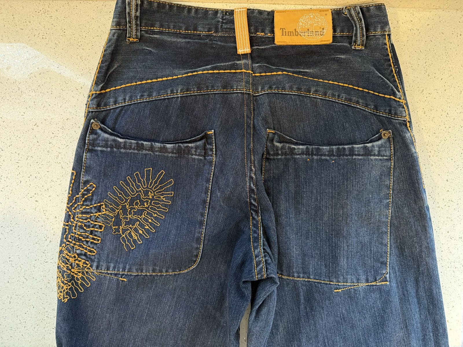 Timberland Timberland “Footprint” Navy Blue Jeans Size US 32 / EU 48 - 4 Thumbnail