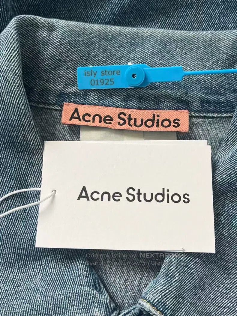 Acne Studios Acne Studios Retro Blue Oversized Casual Denim Jacket Size US S / EU 44-46 / 1 - 3 Thumbnail