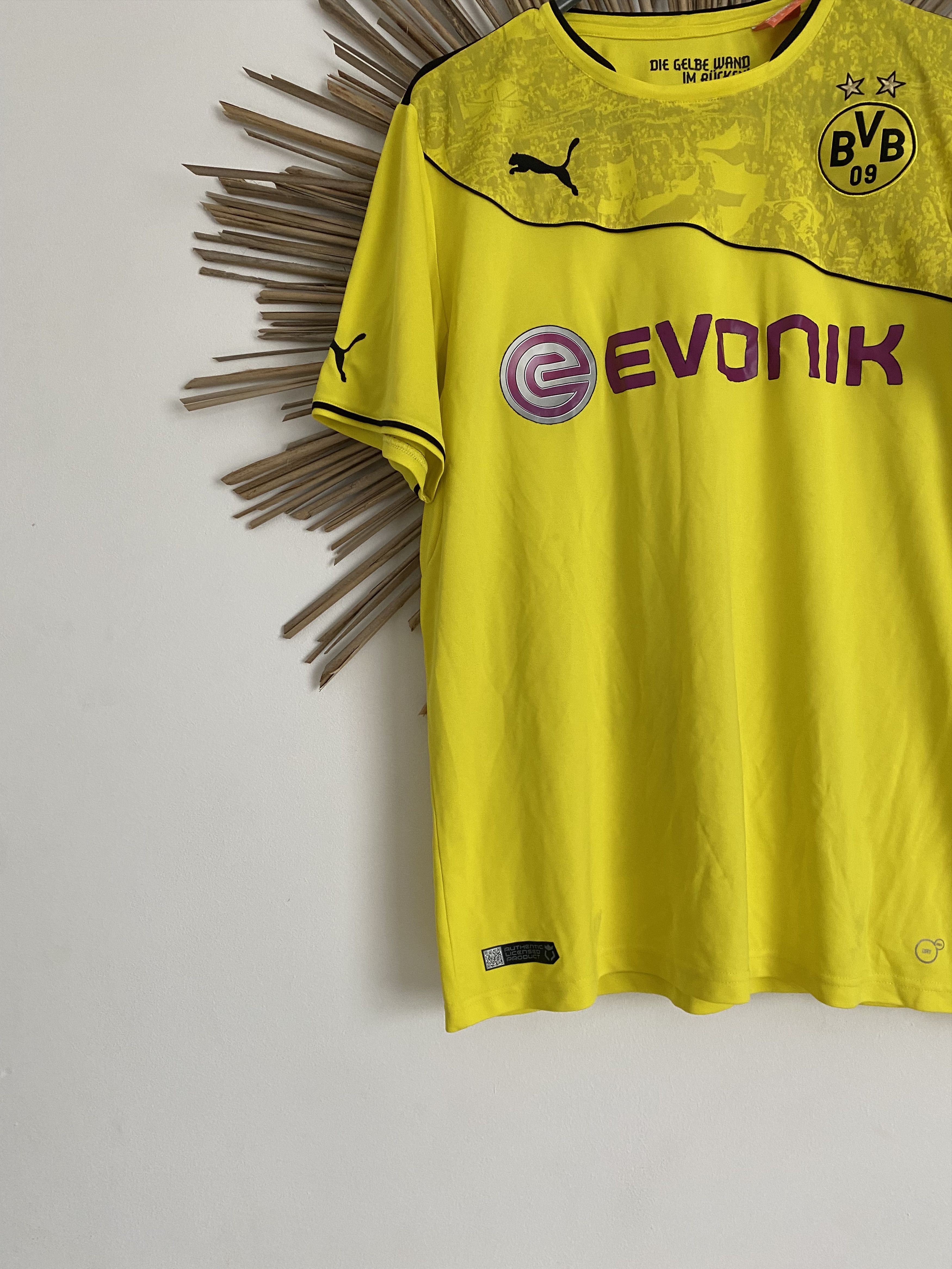 Puma Borussia Dortmund 2013 2014 home puma soccer jersey Size US XL / EU 56 / 4 - 3 Thumbnail