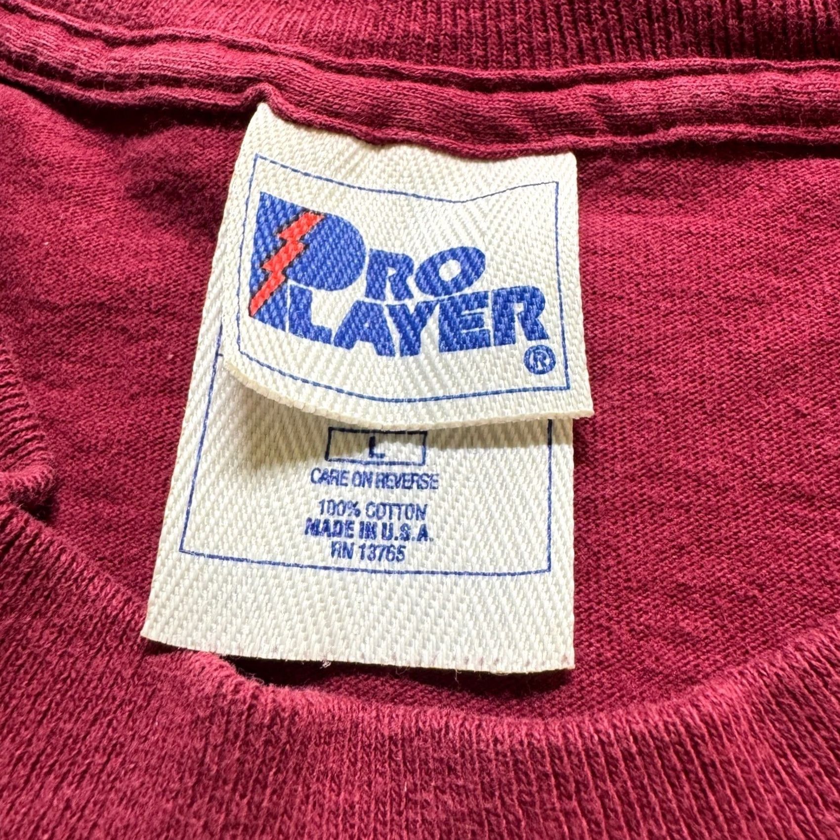 Pro Player VTG Washington State T-Shirt Pro Player Men Large 1998 Rose Bowl Single Stitch Red Size US L / EU 52-54 / 3 - 3 Thumbnail