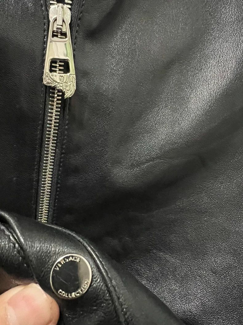 Versace Versace Genuine leather coat Size US S / EU 44-46 / 1 - 5 Thumbnail