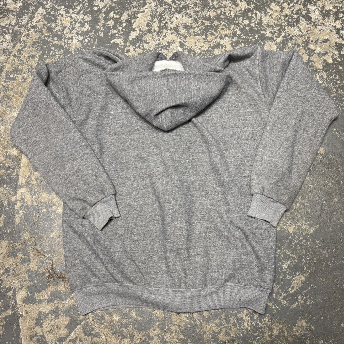Vintage Vintage Grey Waffle Insulated Thermal Zip Hoodie Sweatshirt Size US M / EU 48-50 / 2 - 12 Thumbnail