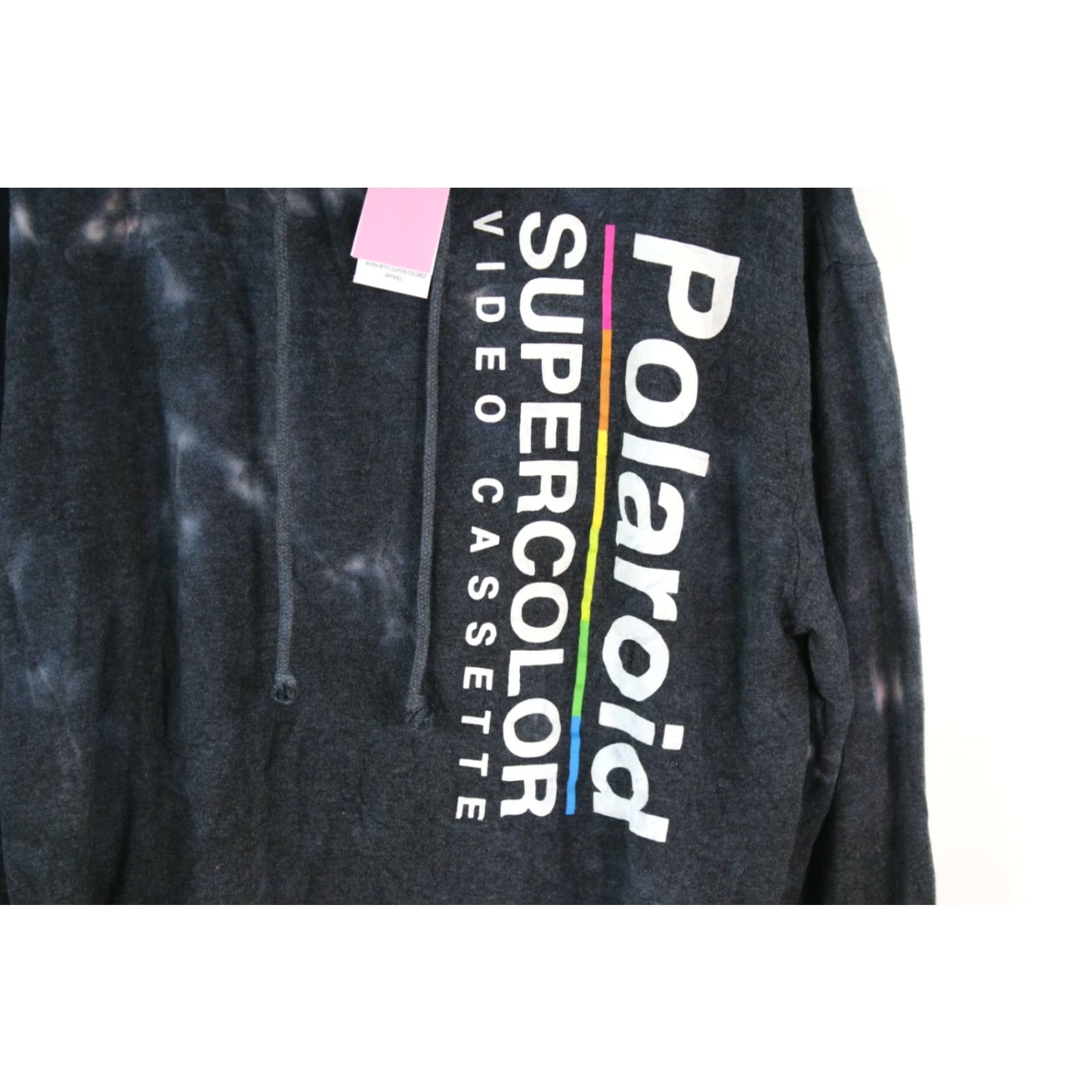 Polaroid VINTAGE Polaroid Hoodie Pullover Gray Tie Dye Graphic Print XL Adult Women’s Size XL / US 12-14 / IT 48-50 - 3 Thumbnail