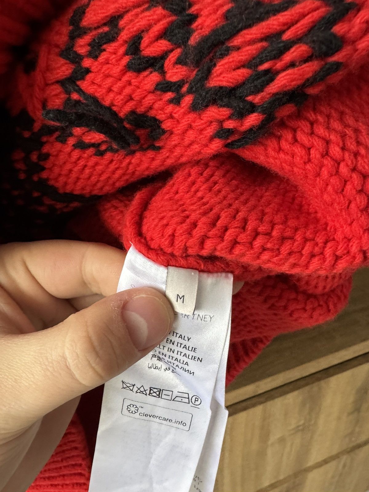 Stella McCartney 2017 Stella McCartney Red Scorpion Knit Sweater Size US M / EU 48-50 / 2 - 8 Thumbnail