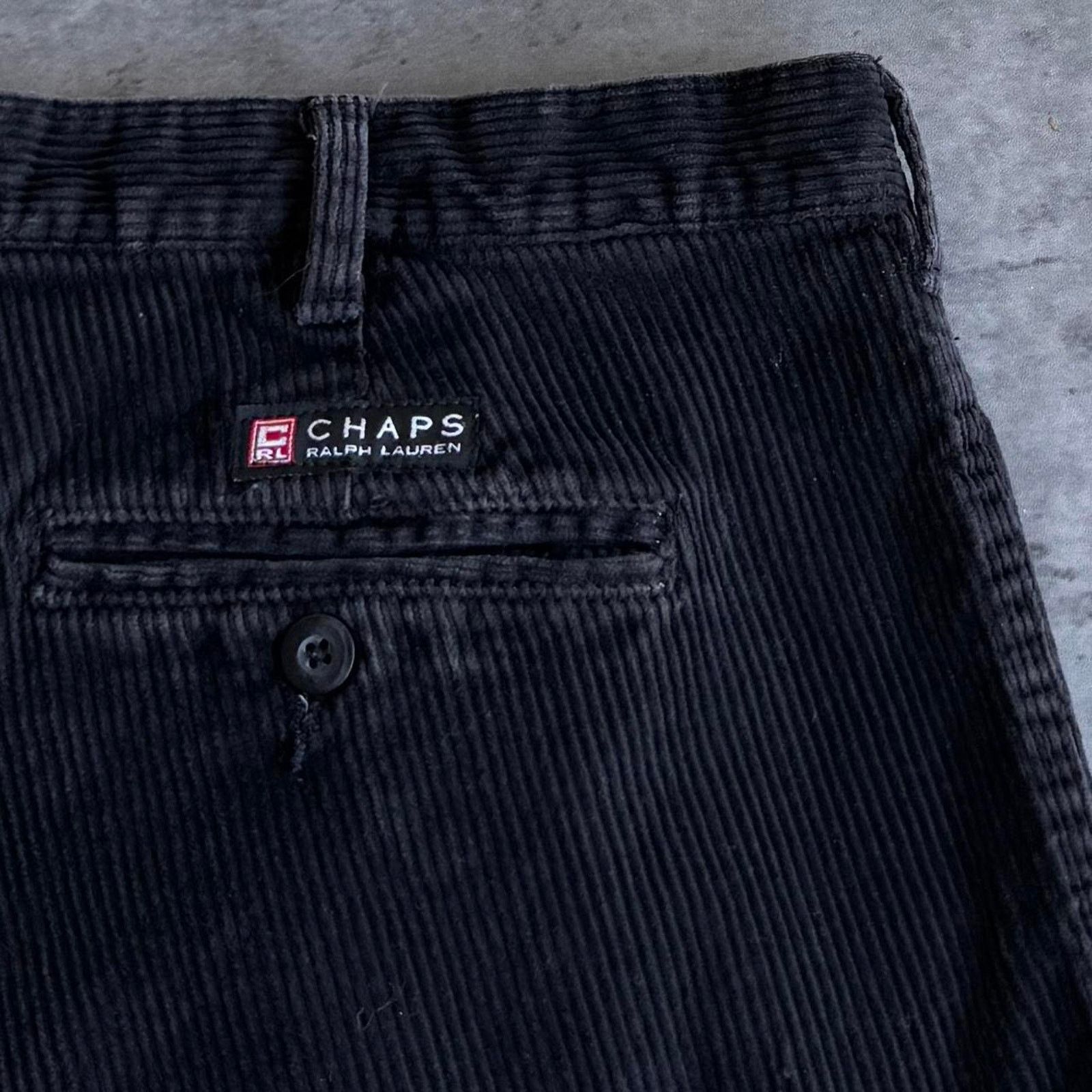 Chaps × Ralph Lauren × Vintage Vintage Y2K Chaps Ralph Lauren Baggy Corduroy Opium Pants Size US 36 / EU 52 - 3 Thumbnail