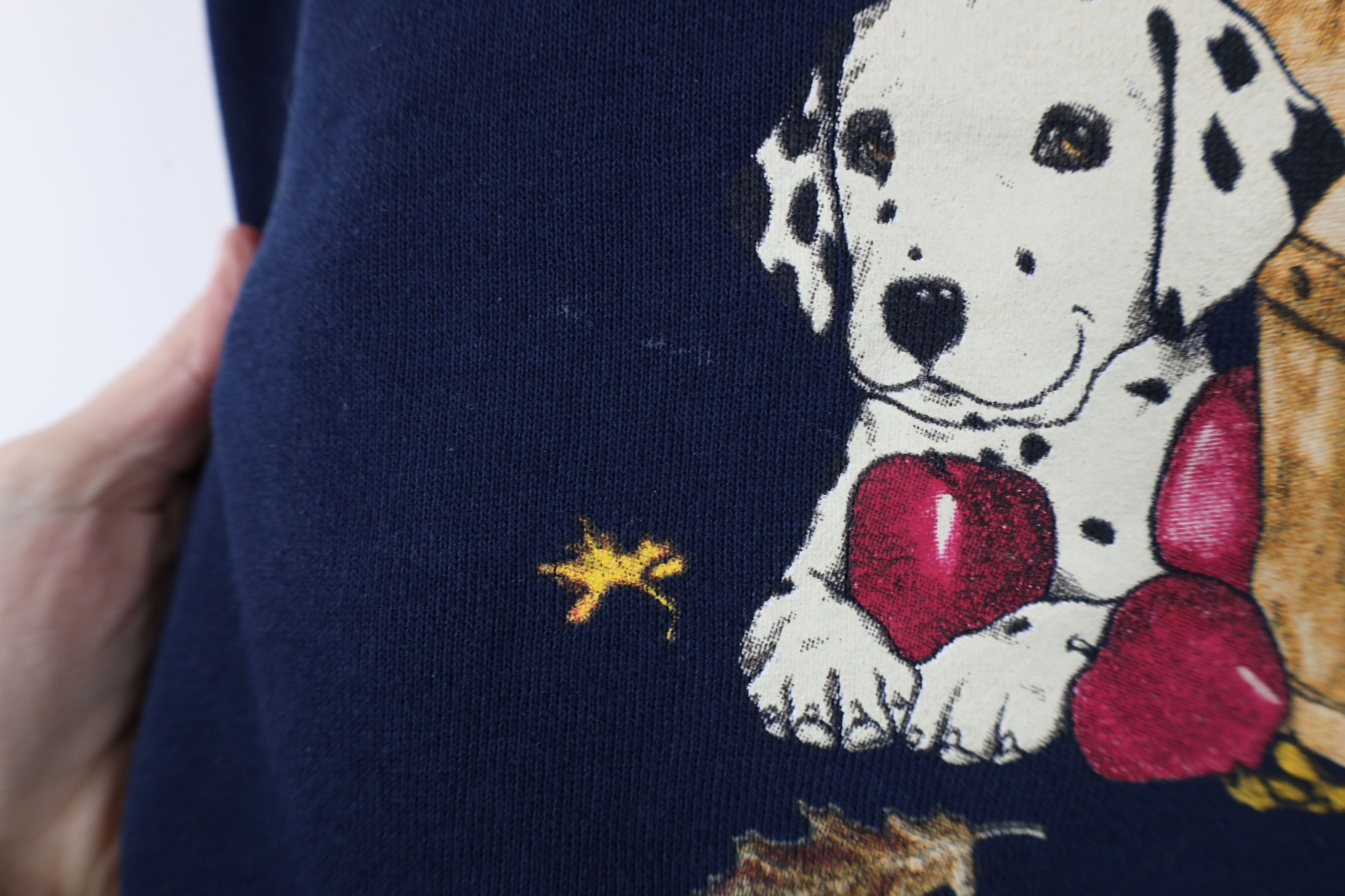 Vintage Vintage 90s Apple Orchard Dalmatian Dog Puppy Sweatshirt Size XL / US 12-14 / IT 48-50 - 5 Thumbnail