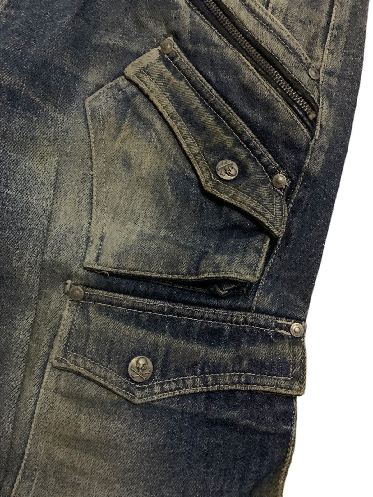 semanticdesign 💥Vintage Japanese Doublefocus Cargo Blue Denim Size US 32 / EU 48 - 5 Thumbnail