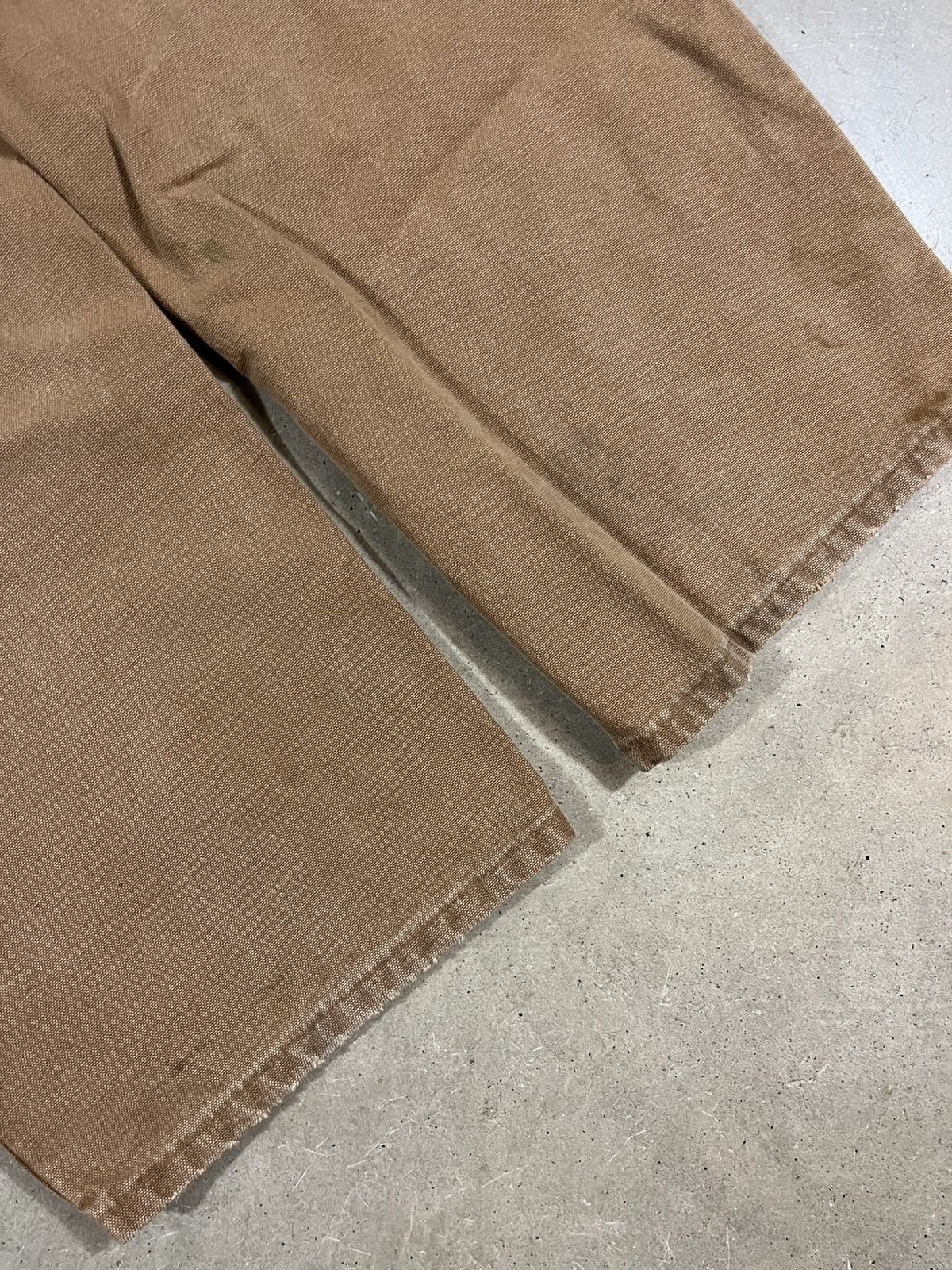 Carhartt Carhartt B11 BRN Work Pants Faded Distressed Brown Size US 33 - 8 Thumbnail