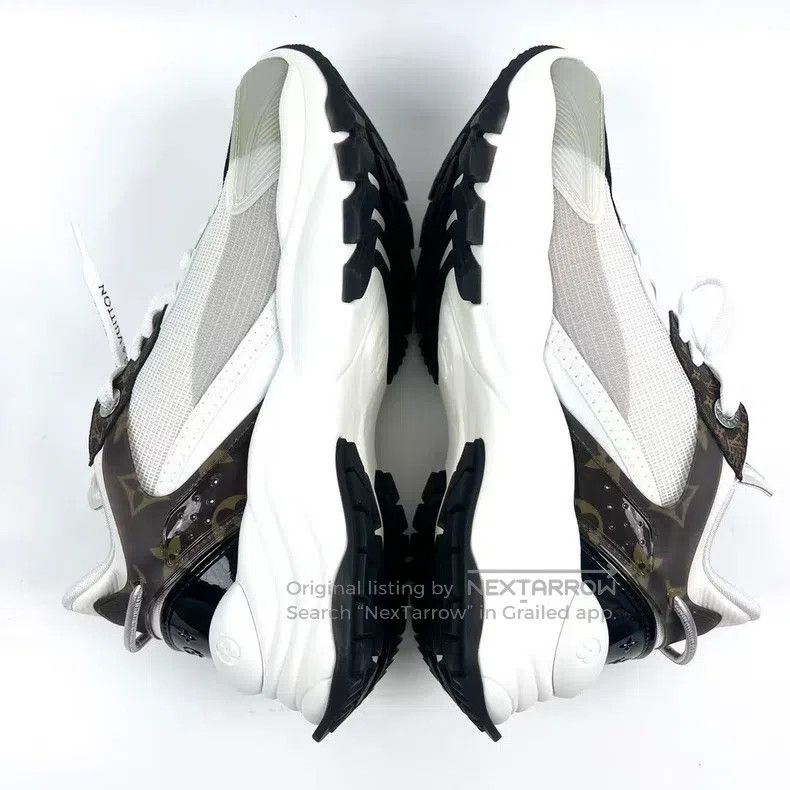 Louis Vuitton Louis Vuitton White run55 sneakers Size US 6 / IT 36 - 4 Thumbnail
