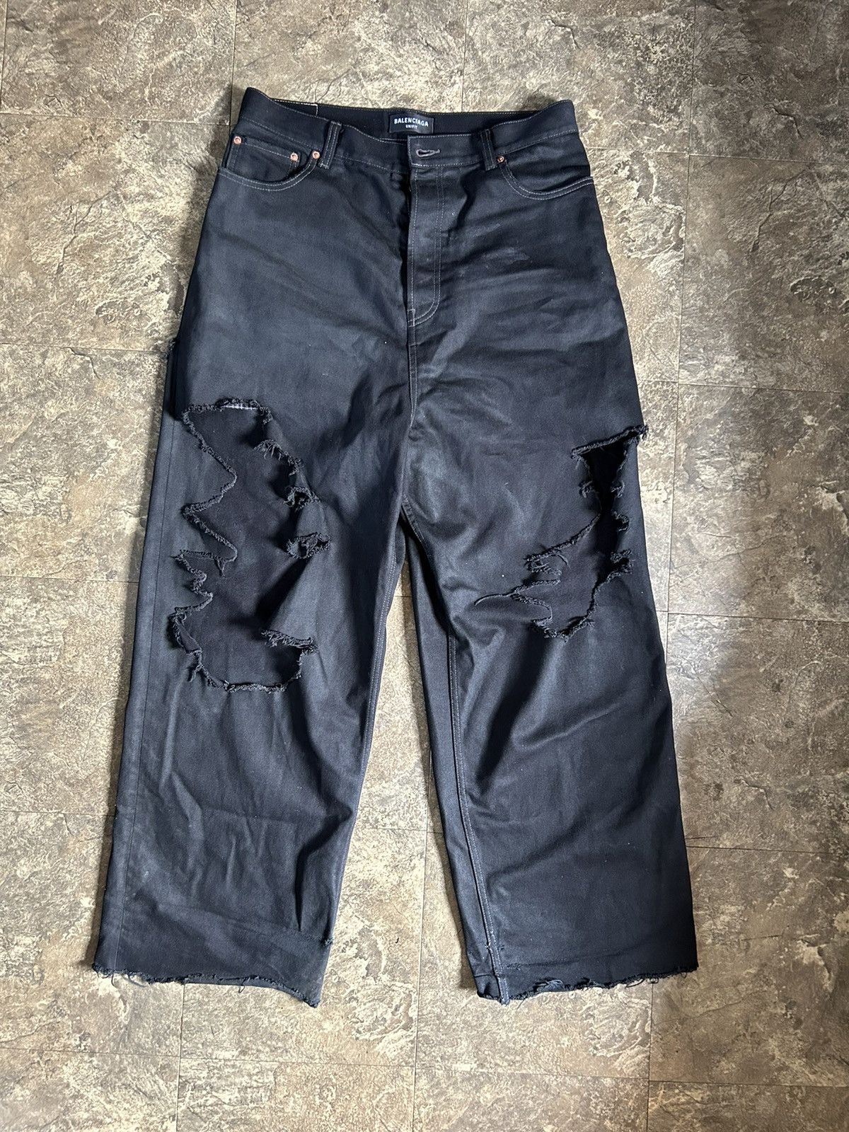 k*z様 balenciaga afterworld デニム Balenciaga Washed Black Flared