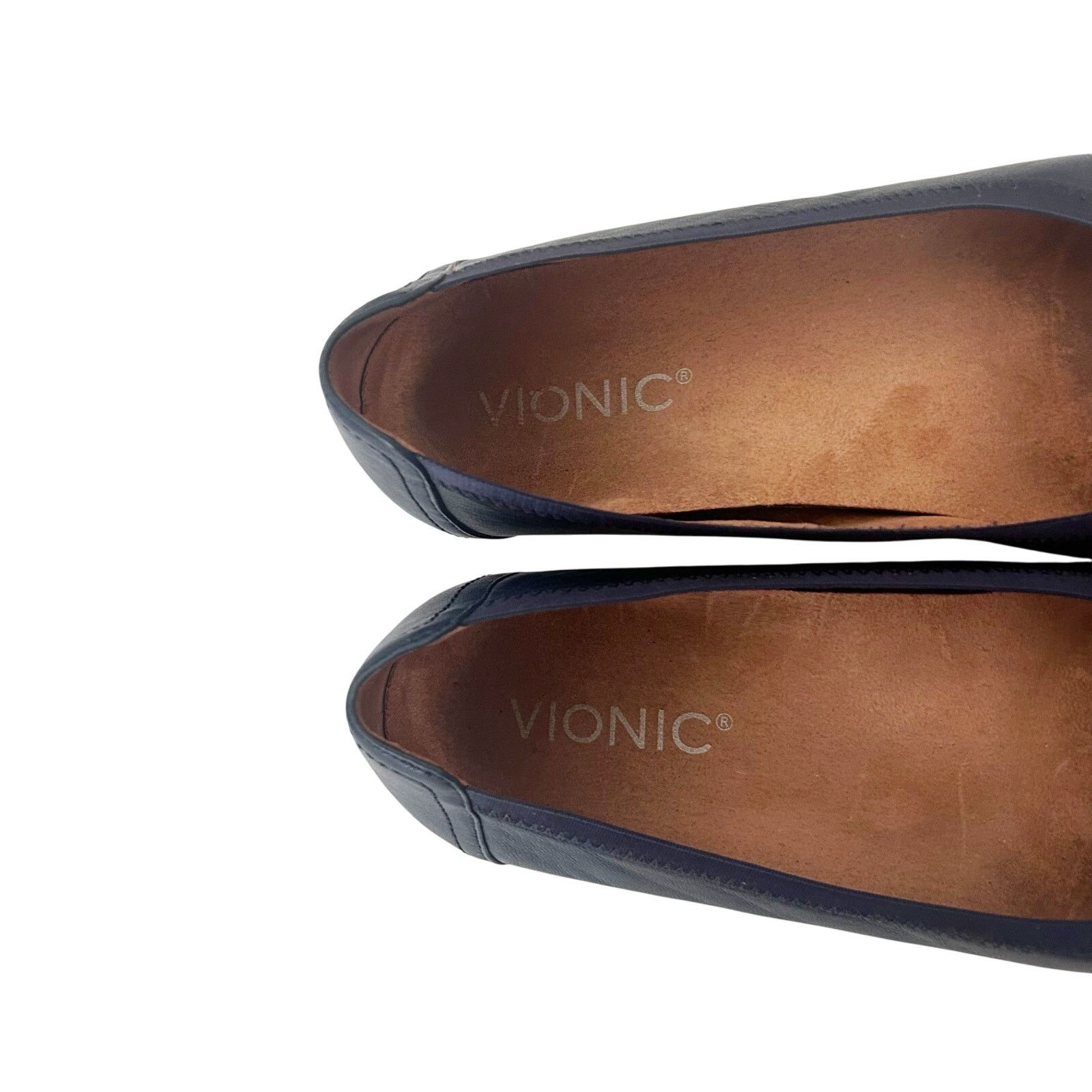 Vionic Vionic Blue Leather Caroll Flats Sz 6.5 Size US 6.5 / IT 36.5 - 2 Thumbnail