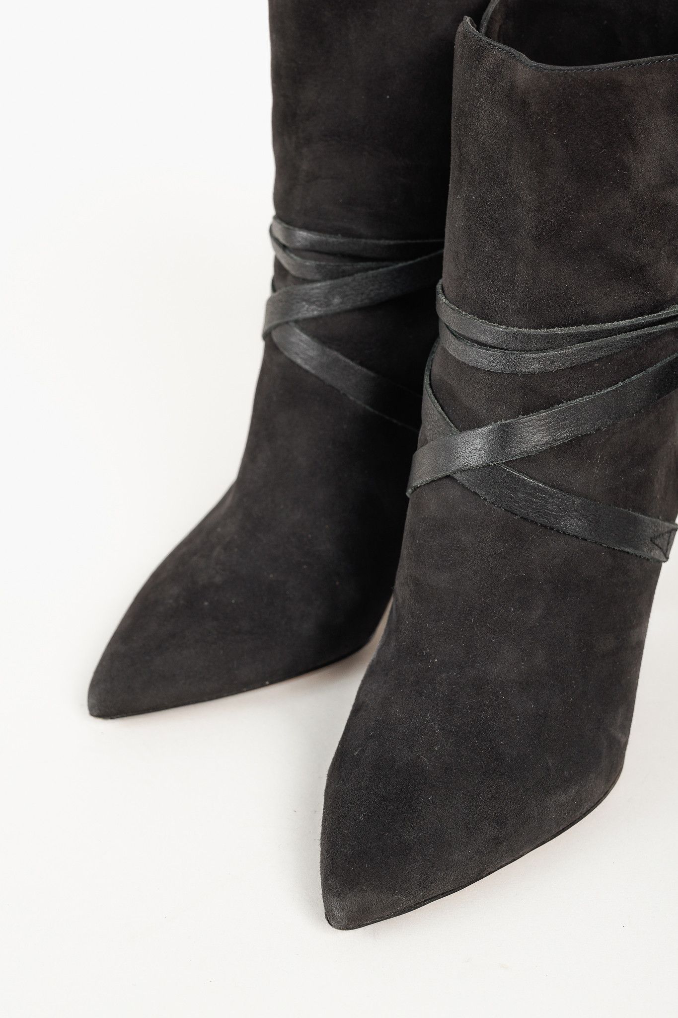 Isabel Marant Isabel Marant Nerys Velvet Suede Tassel Ankle Boots Size US 5.5 / IT 35.5 - 6 Thumbnail